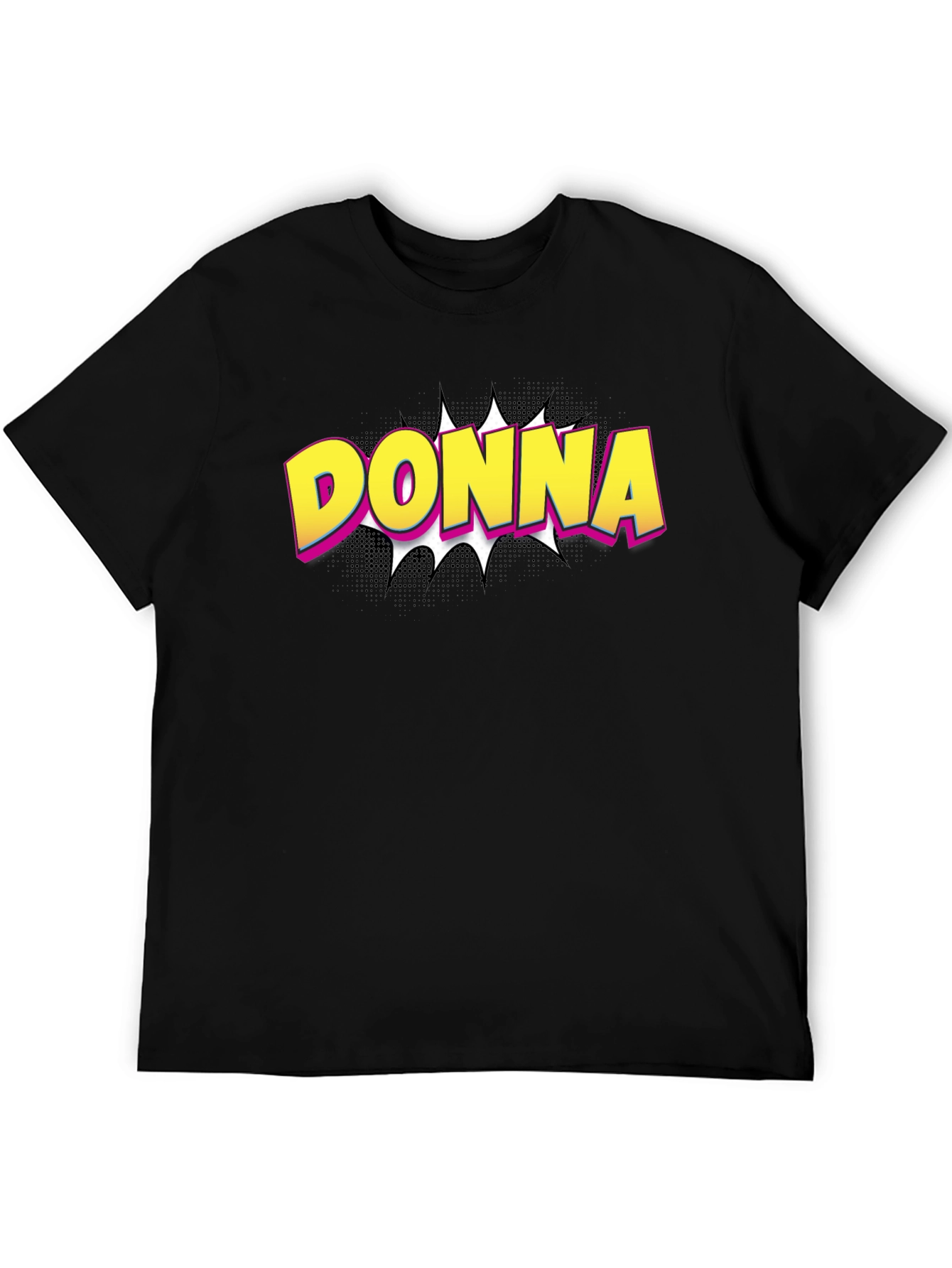 Donna Comic Style Graphic T-Shirt