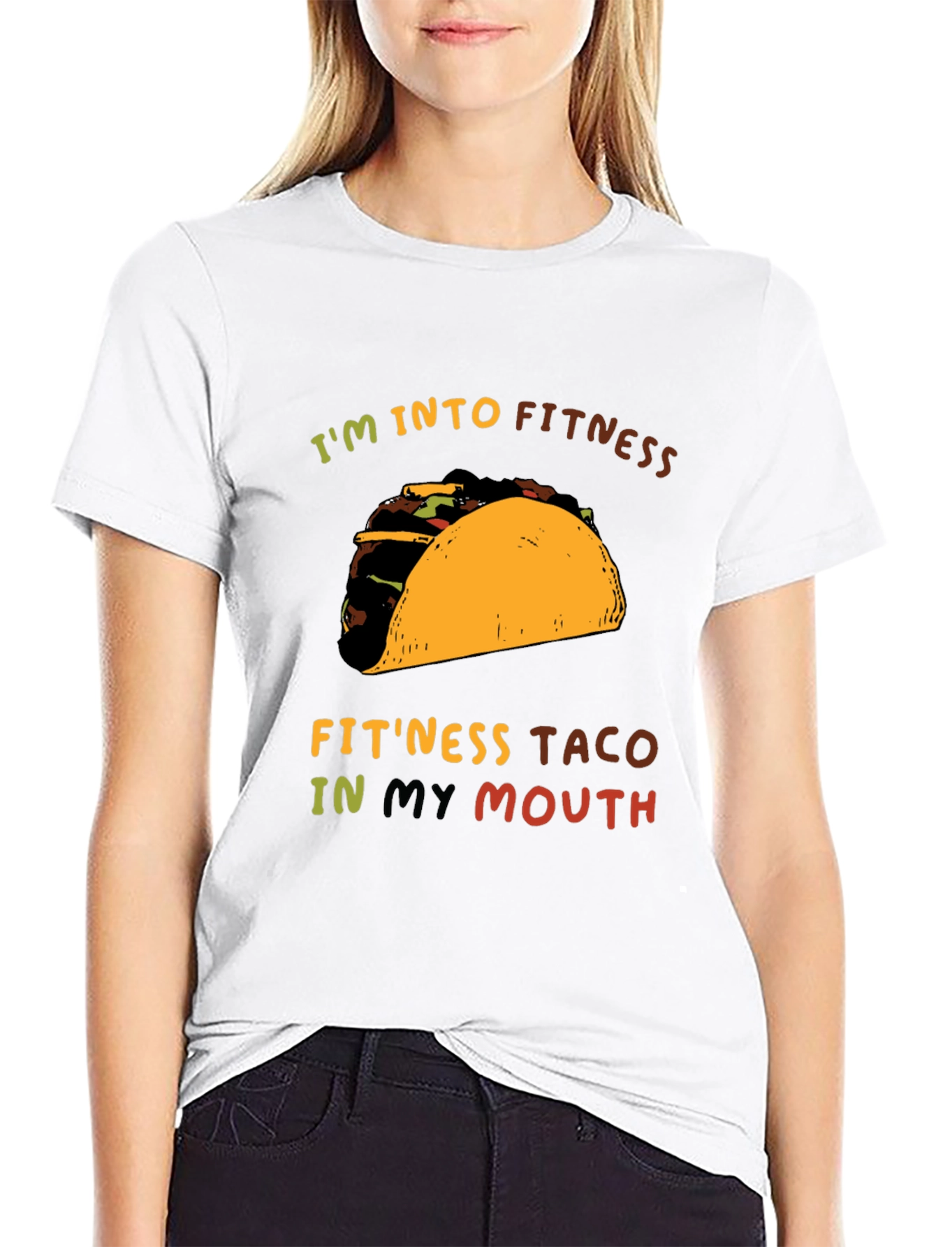 Fitness Taco Graphic Tee - Unisex Casual T-Shirt