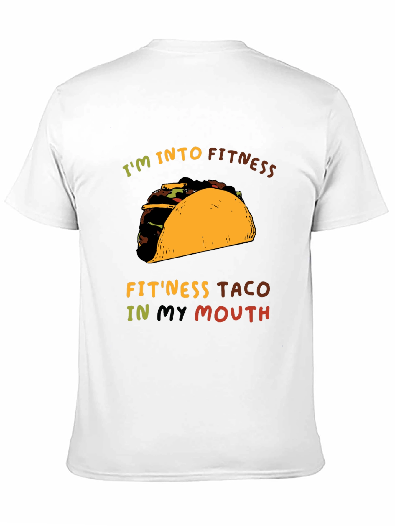 Fitness Taco Graphic Tee - Unisex Casual T-Shirt