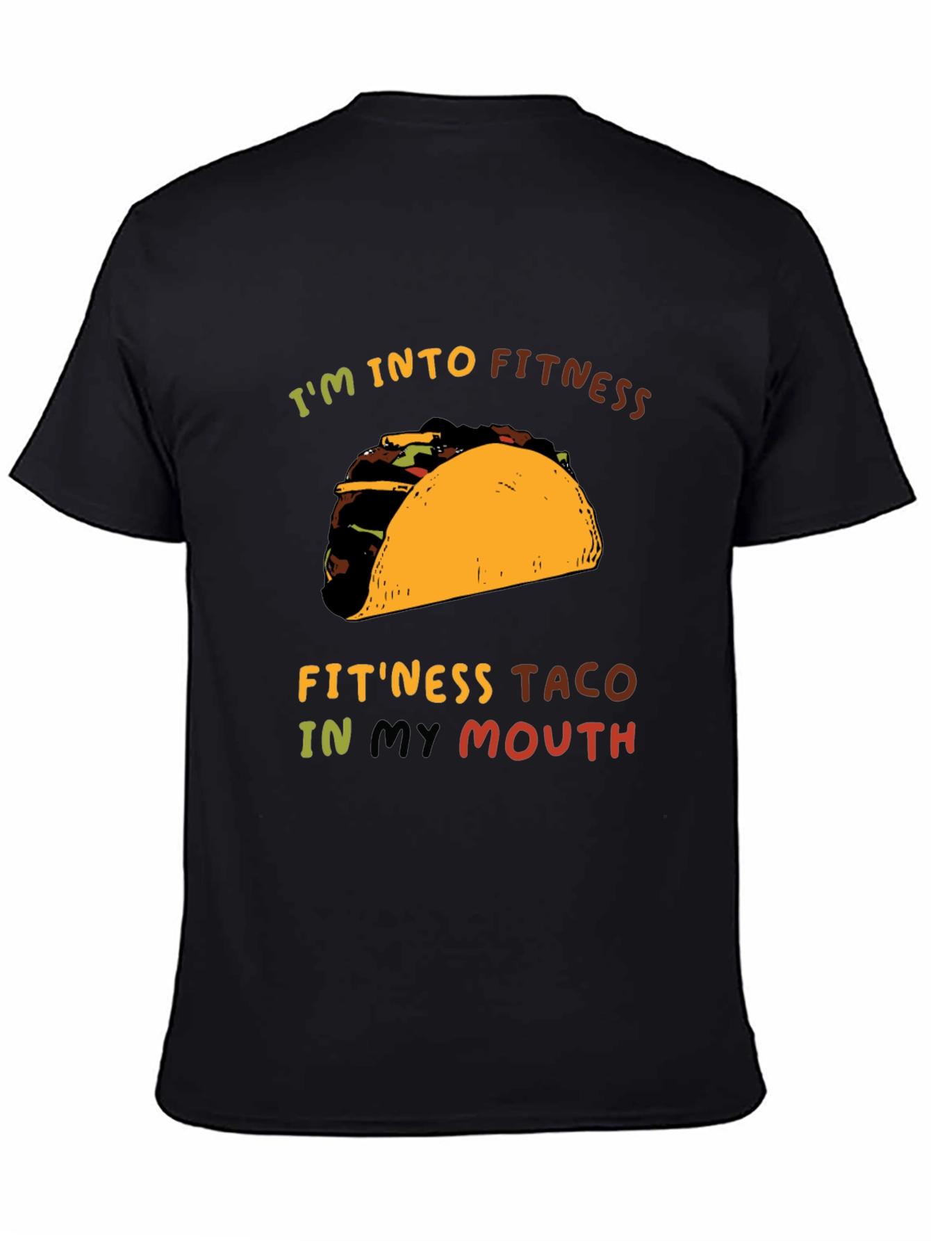 Fitness Taco Graphic Tee - Unisex Casual T-Shirt