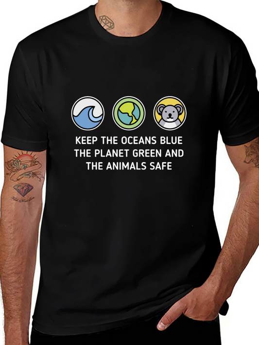 Eco-Friendly Graphic T-Shirt: Save the Planet Tee