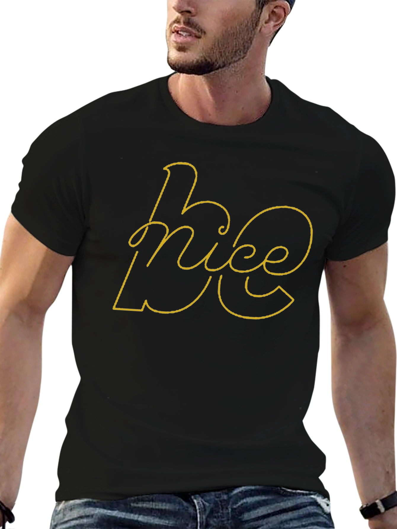 KC Nice Graphic Black Tee