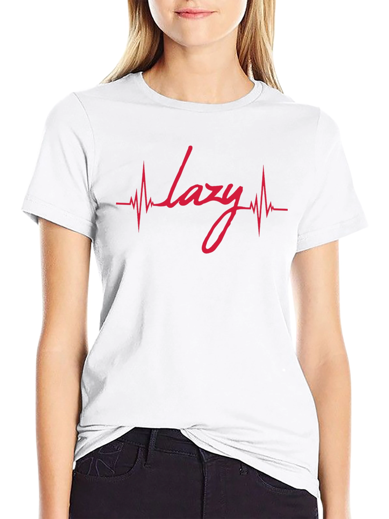 Lazy Heartbeat T-Shirt - Funny Graphic Tee