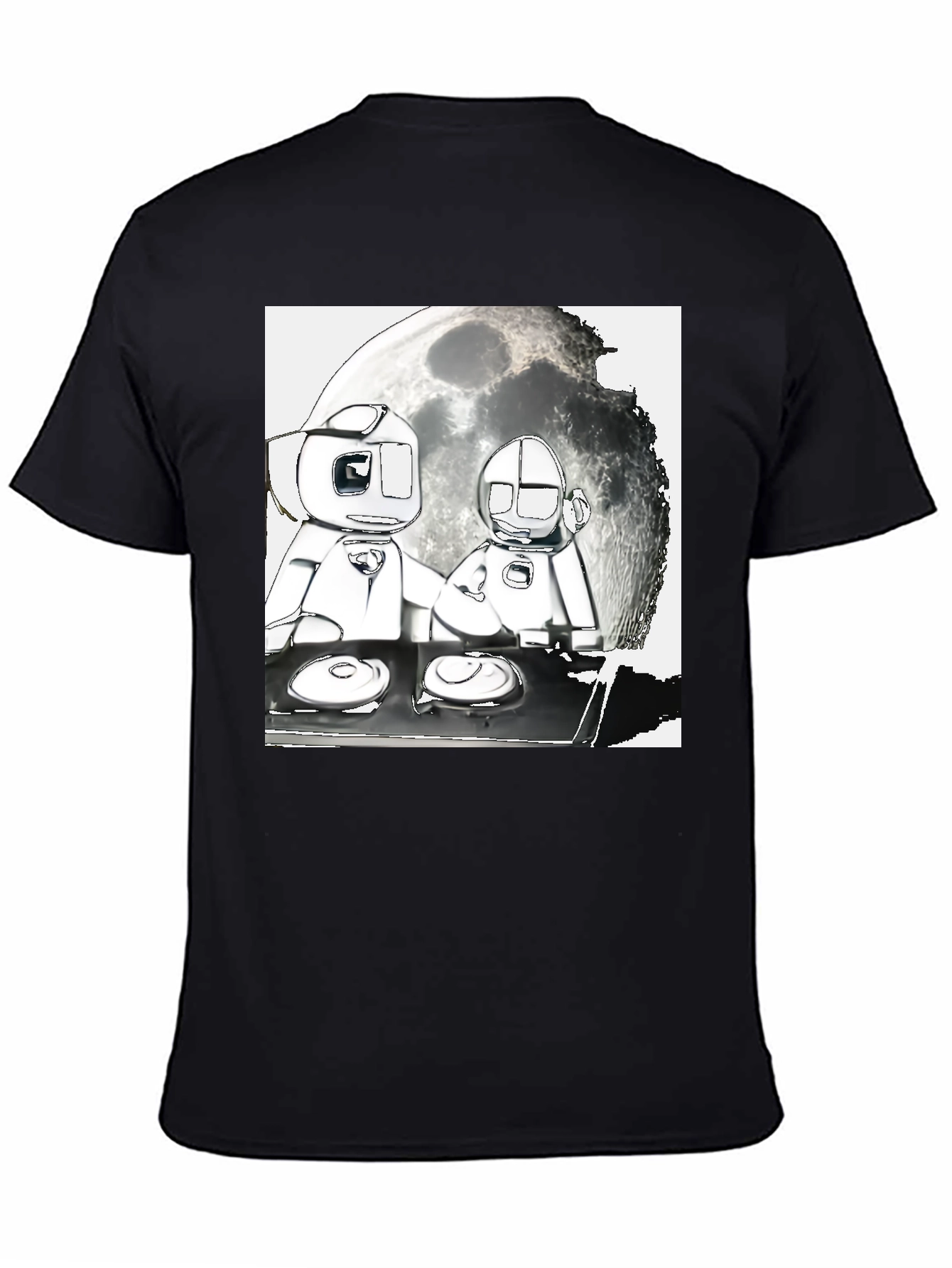 Robotic DJ Graphic Tee - Unique Streetwear