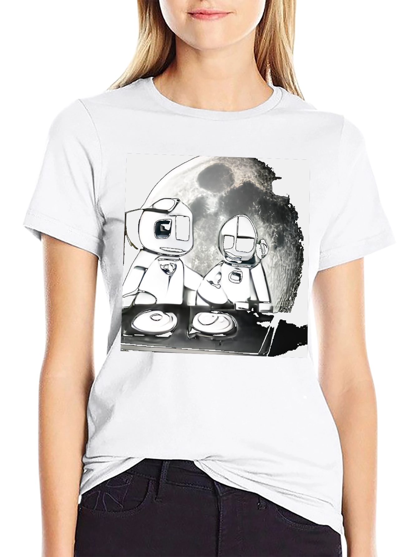 Robotic DJ Graphic Tee - Unique Streetwear