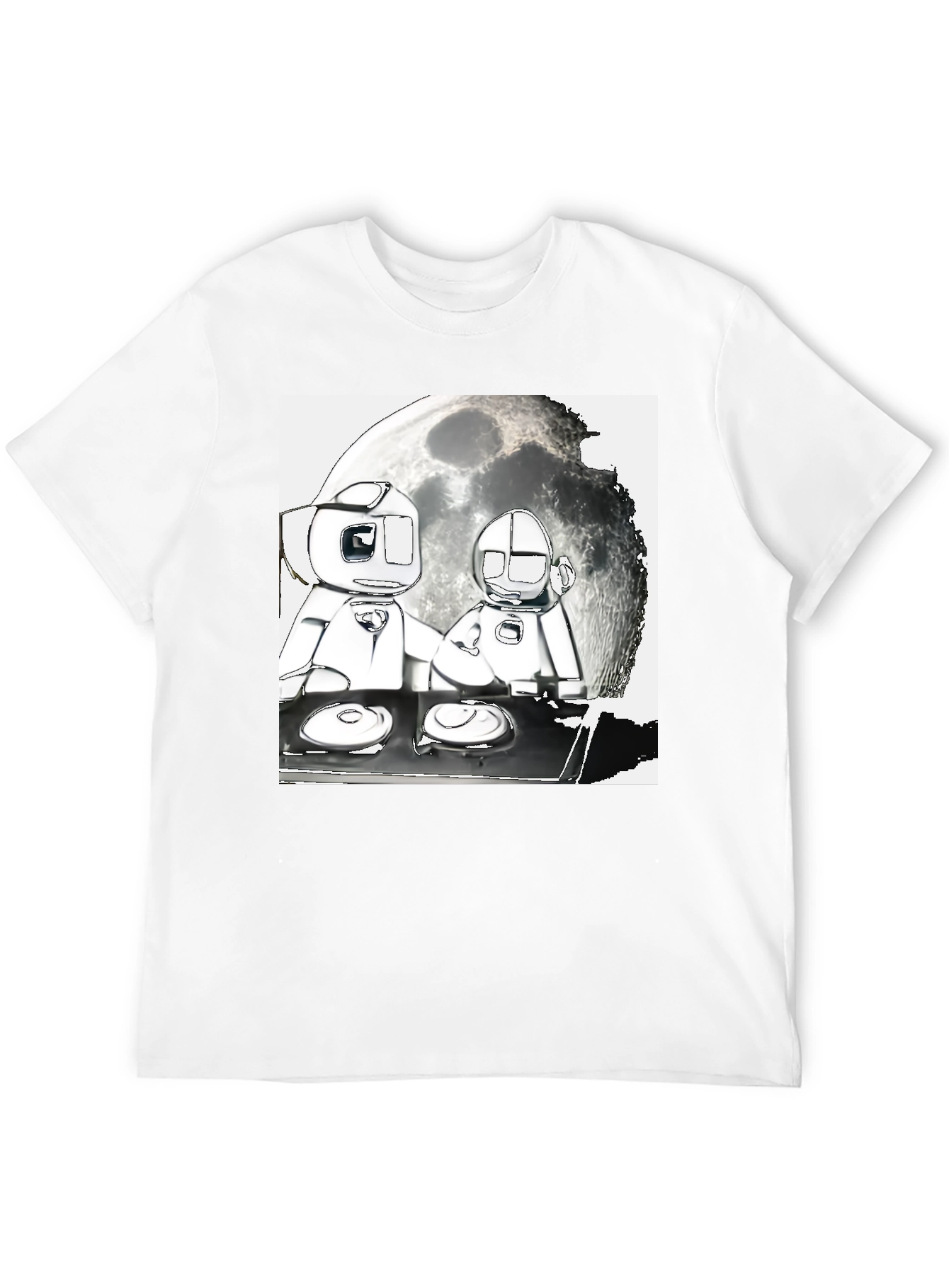 Robotic DJ Graphic Tee - Unique Streetwear