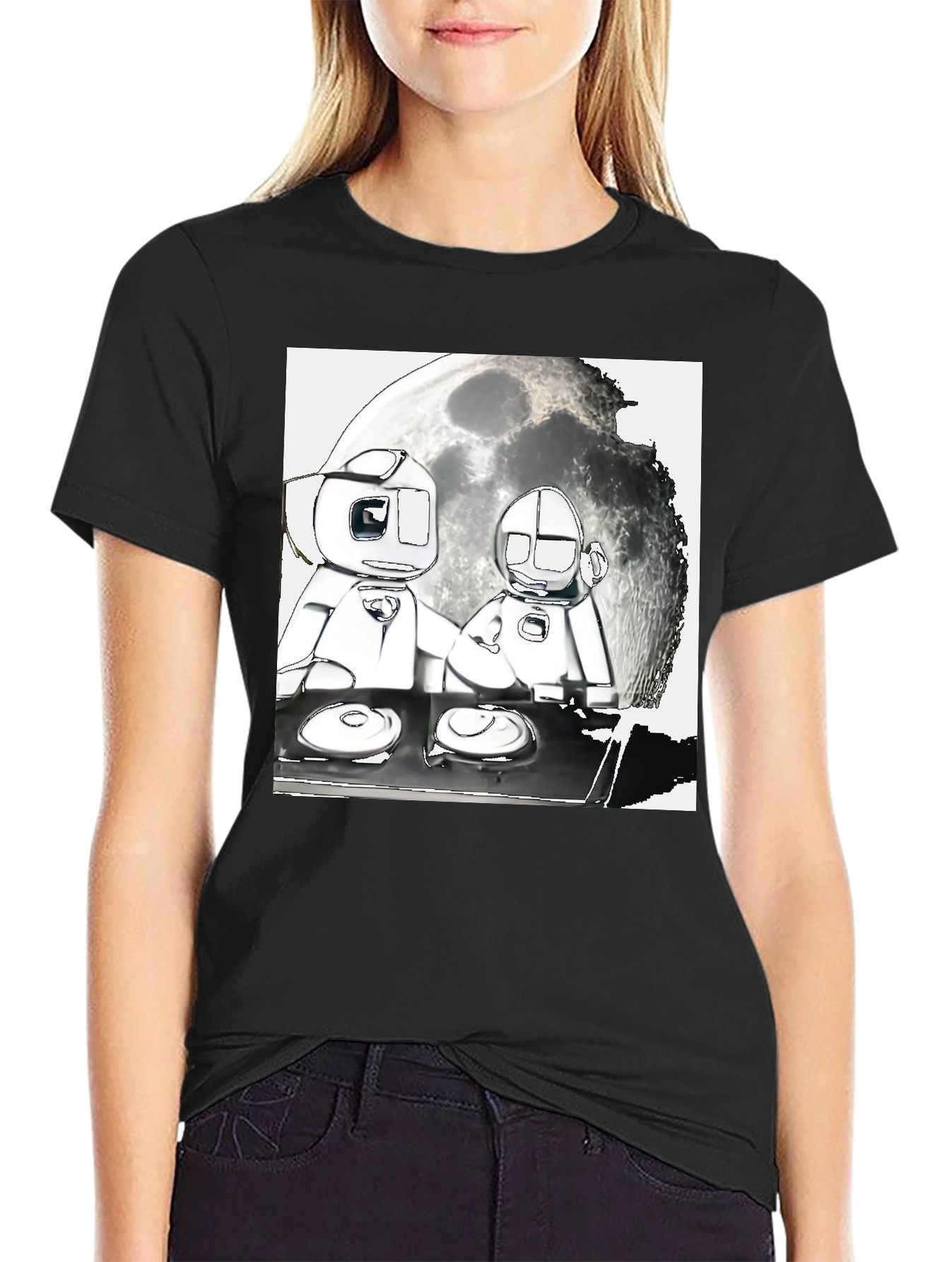 Robotic DJ Graphic Tee - Unique Streetwear