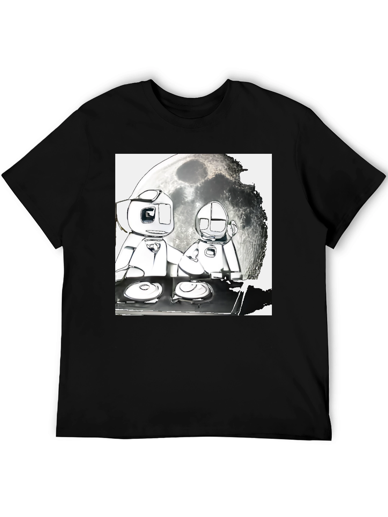 Robotic DJ Graphic Tee - Unique Streetwear
