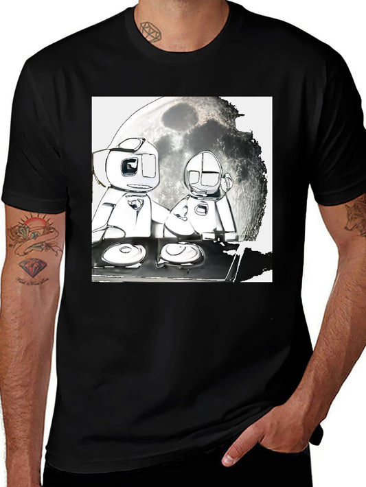 Robotic DJ Graphic Tee - Unique Streetwear