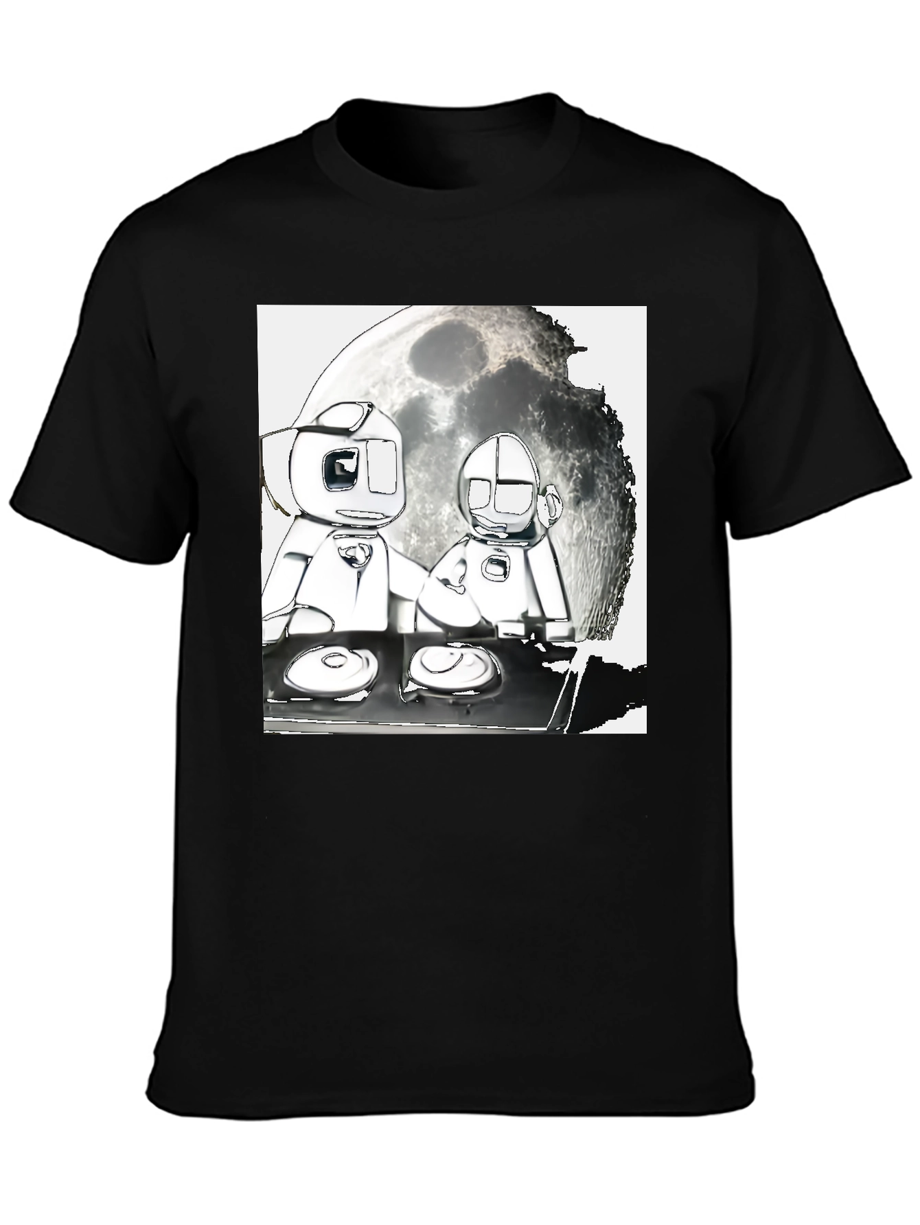 Robotic DJ Graphic Tee - Unique Streetwear