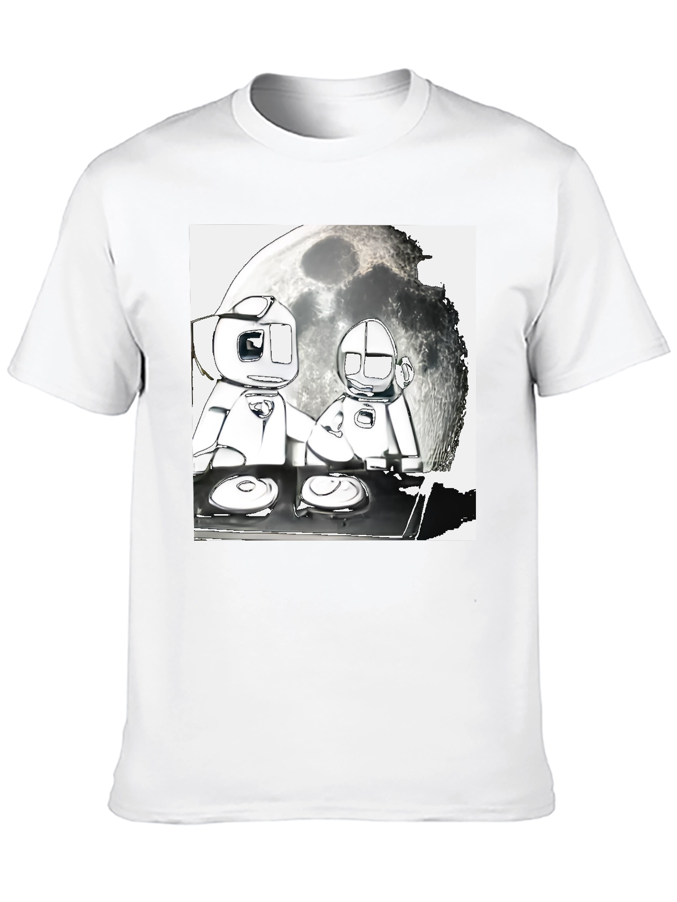 Robotic DJ Graphic Tee - Unique Streetwear