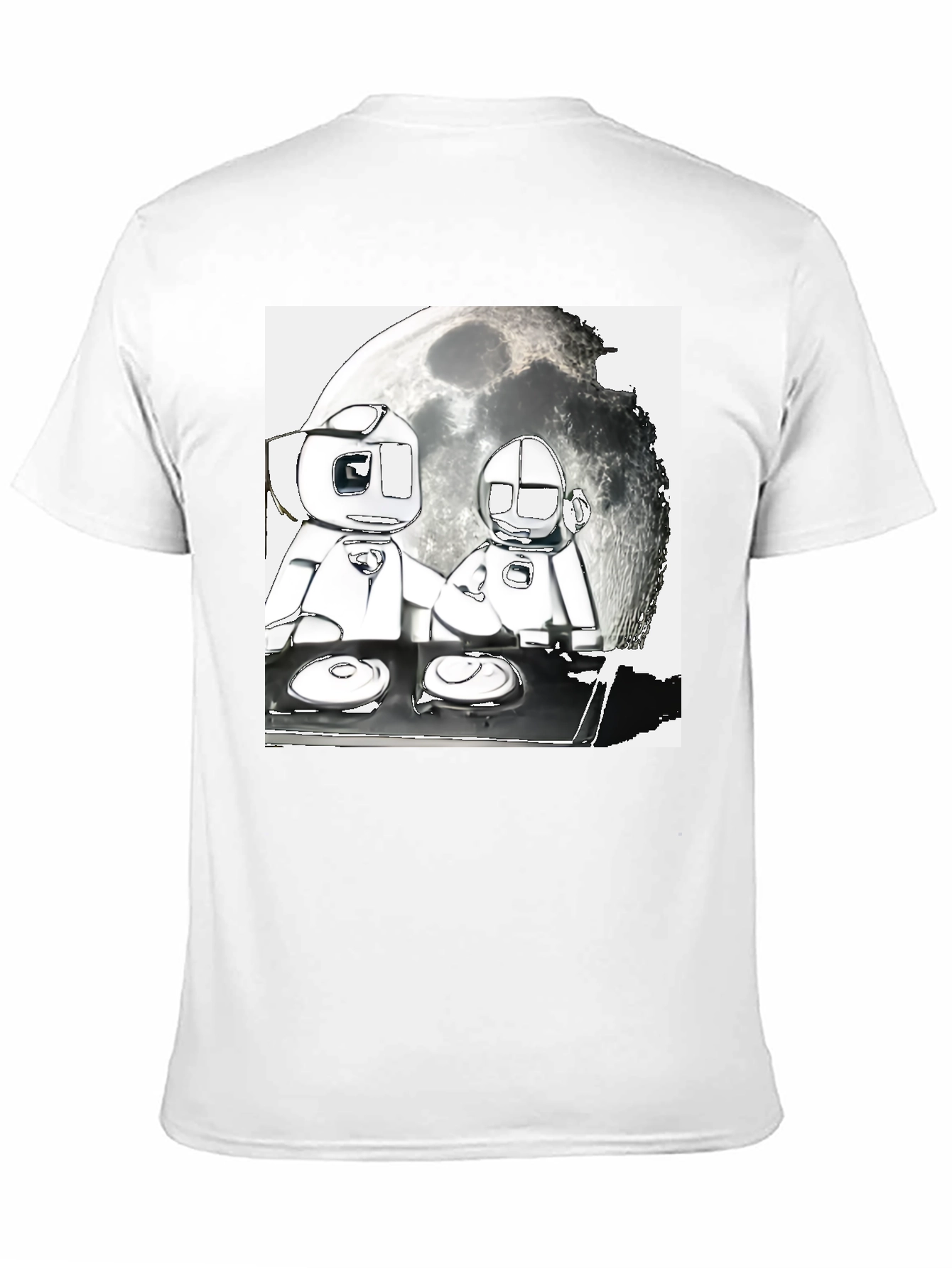 Robotic DJ Graphic Tee - Unique Streetwear
