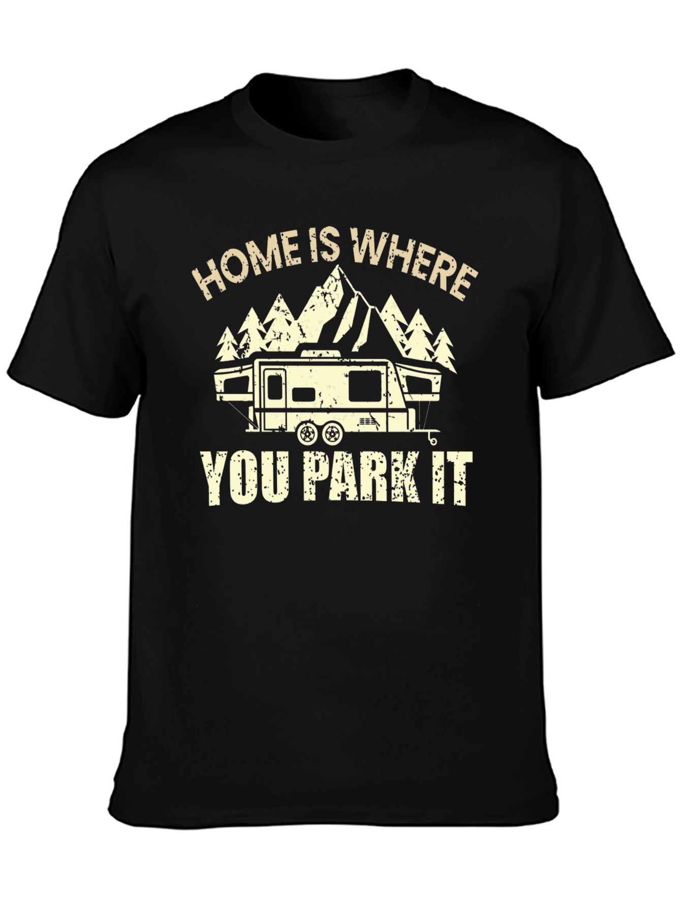 Home is Where You Park It RV Camping T-Shirt