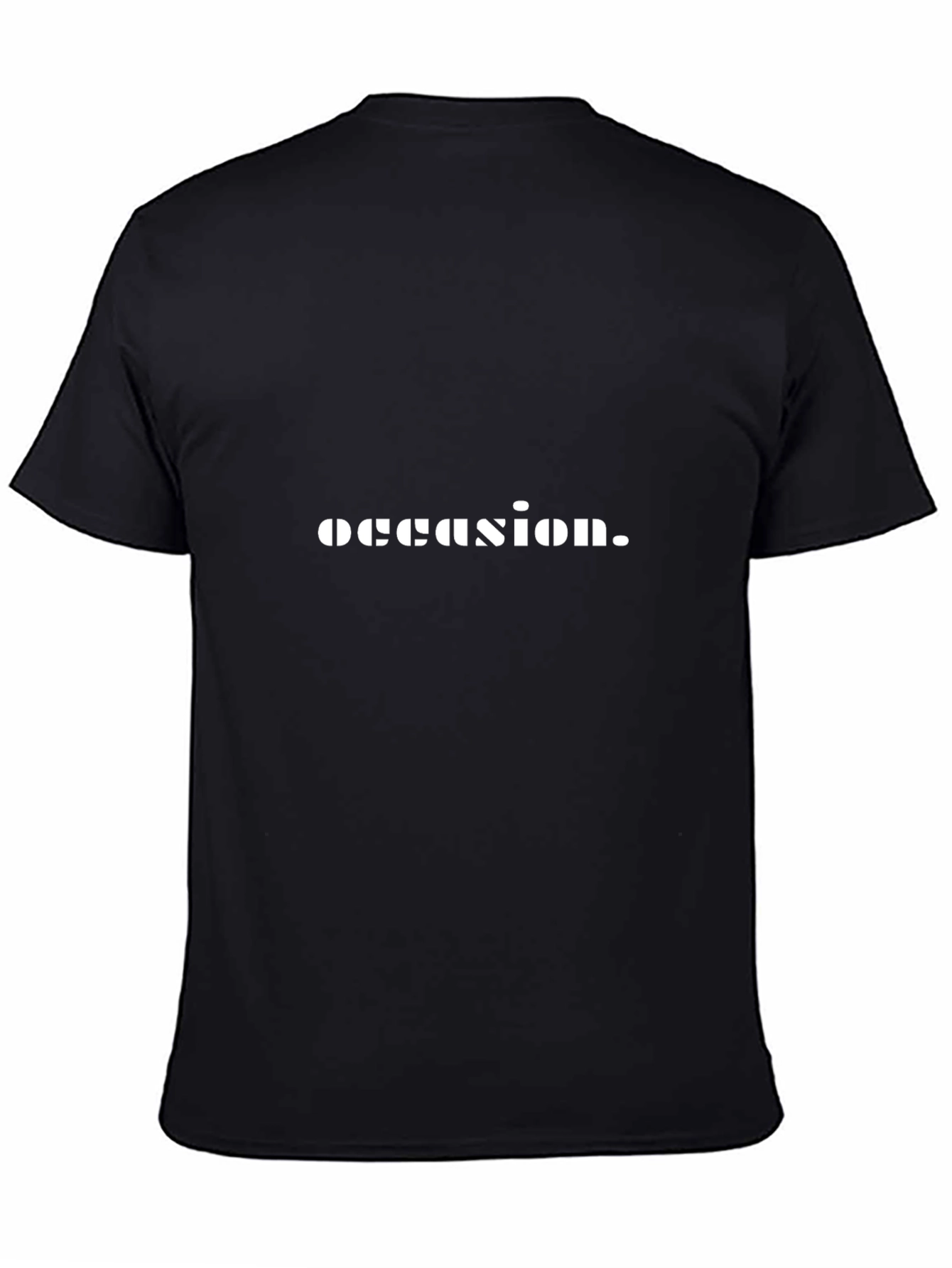 Occasion Tee - Minimalist Black T-Shirt