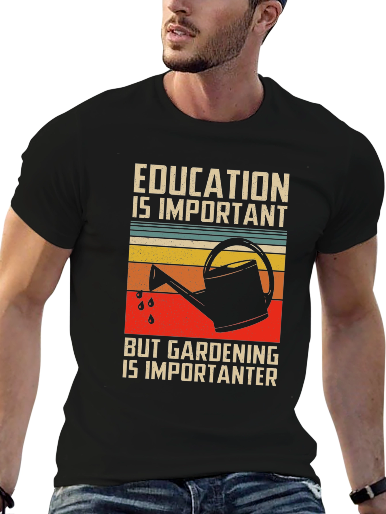 Gardening is Importanter Graphic T-Shirt