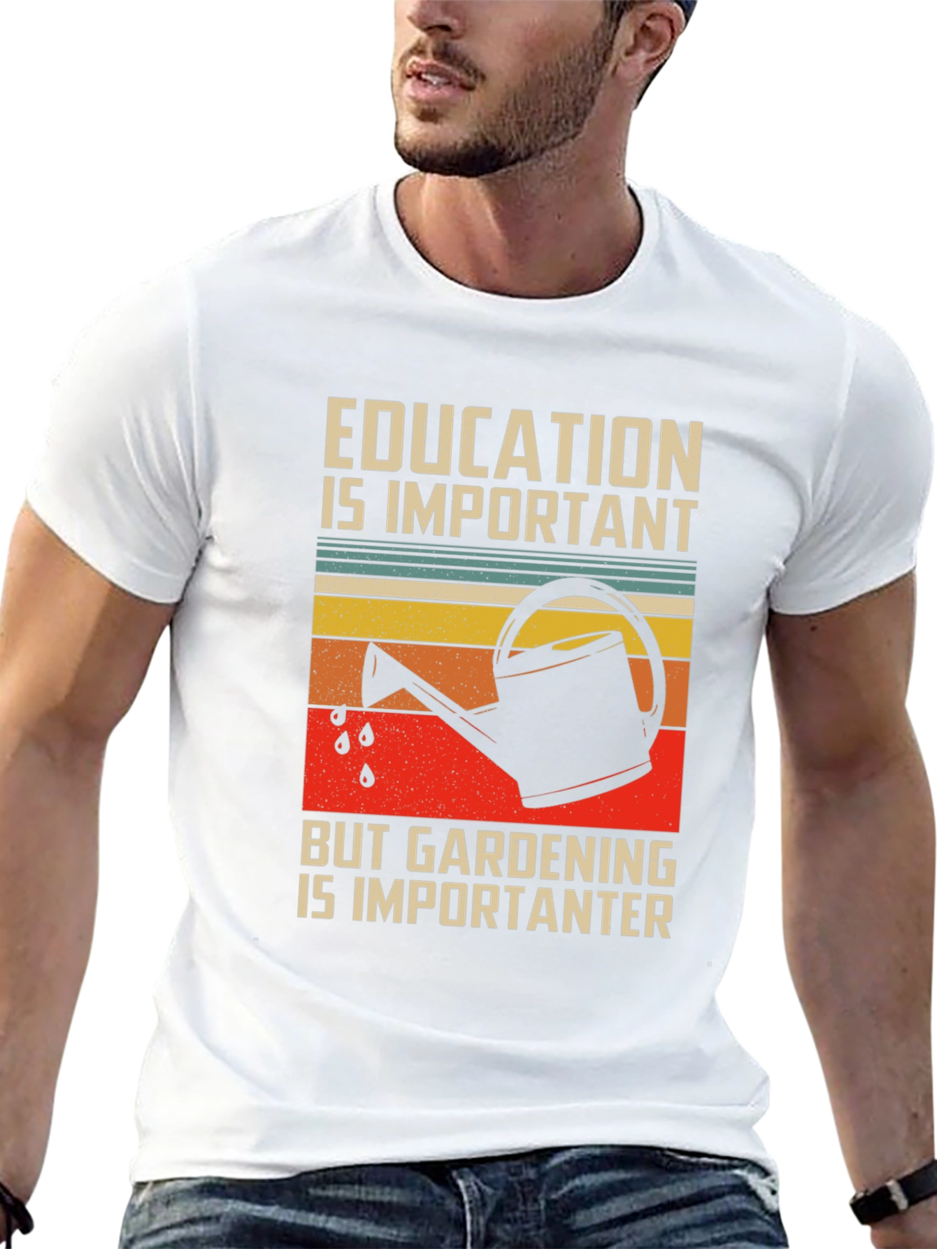 Gardening is Importanter Graphic T-Shirt