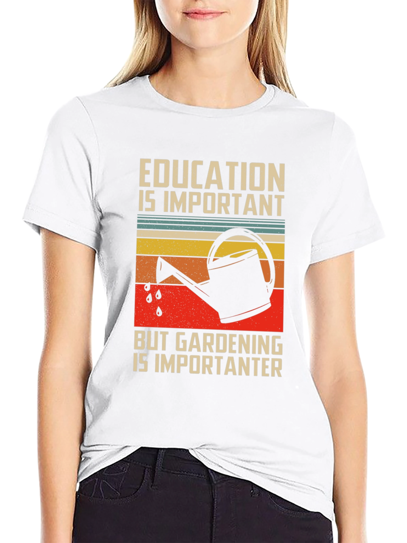 Gardening is Importanter Graphic T-Shirt