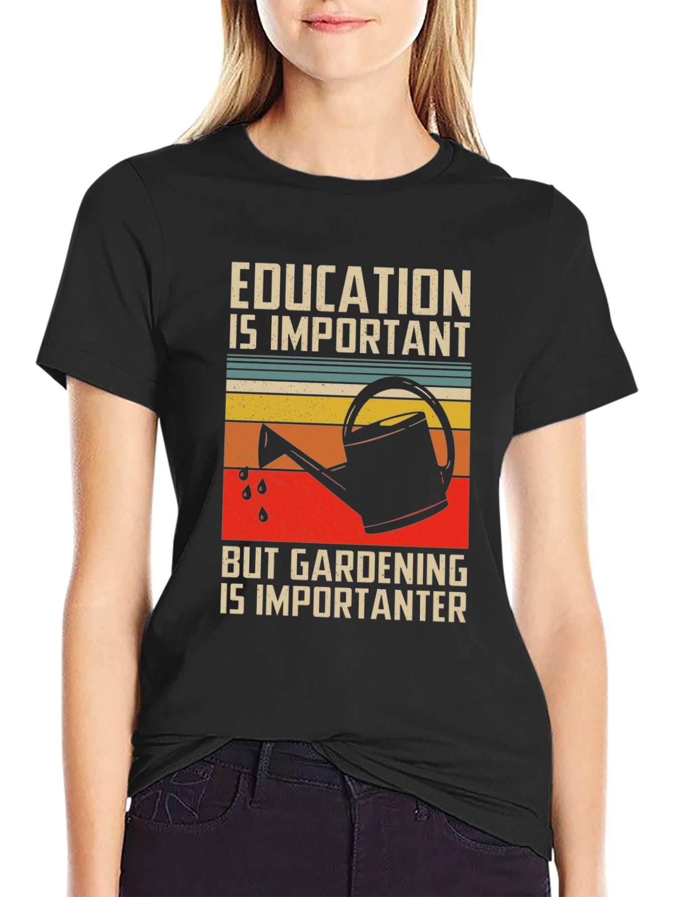 Gardening is Importanter Graphic T-Shirt