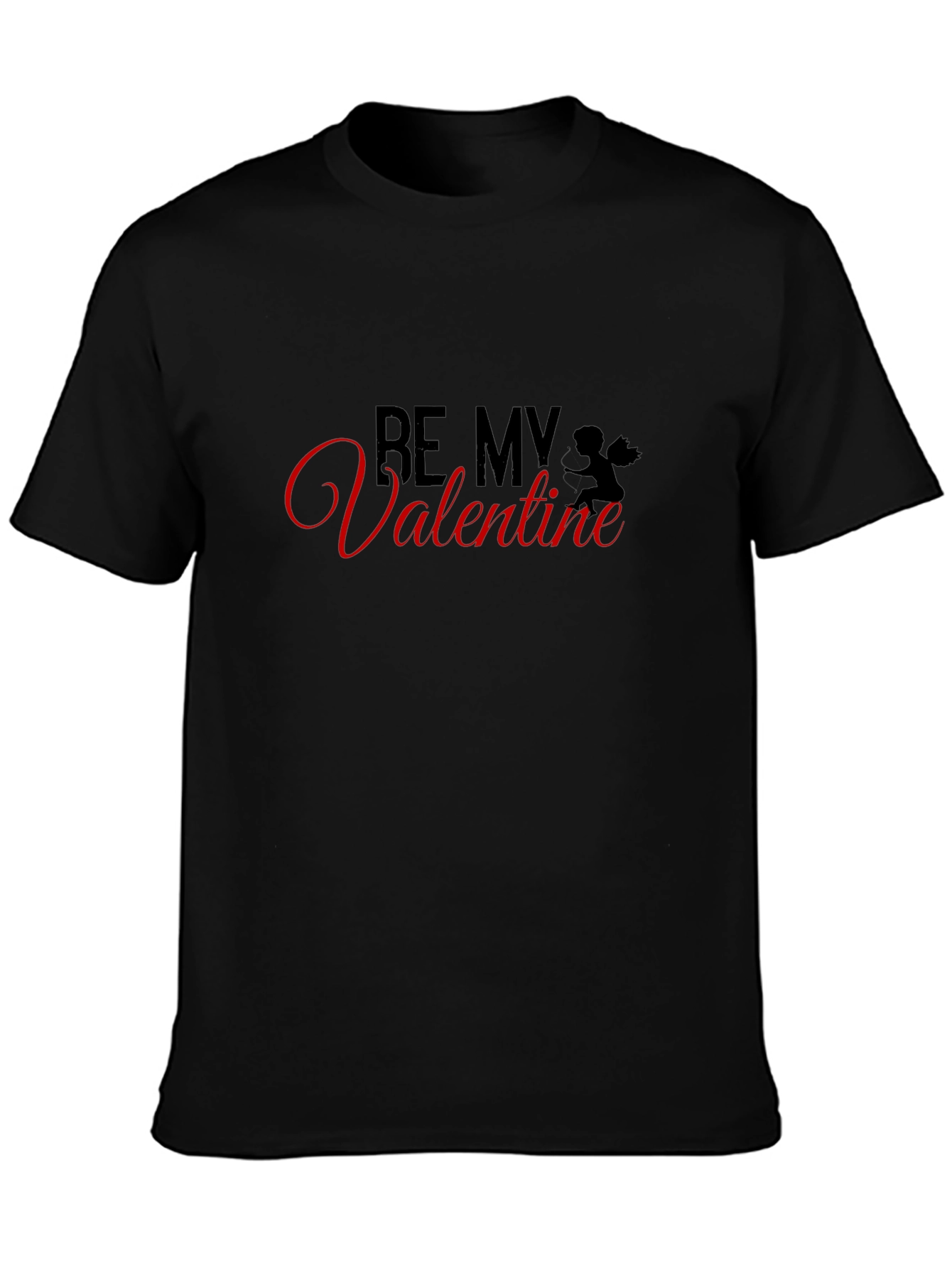 Be My Valentine Cupid Graphic T-Shirt