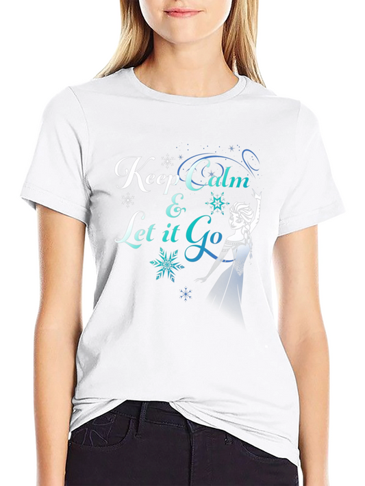 Keep Calm & Let it Go Graphic Tee