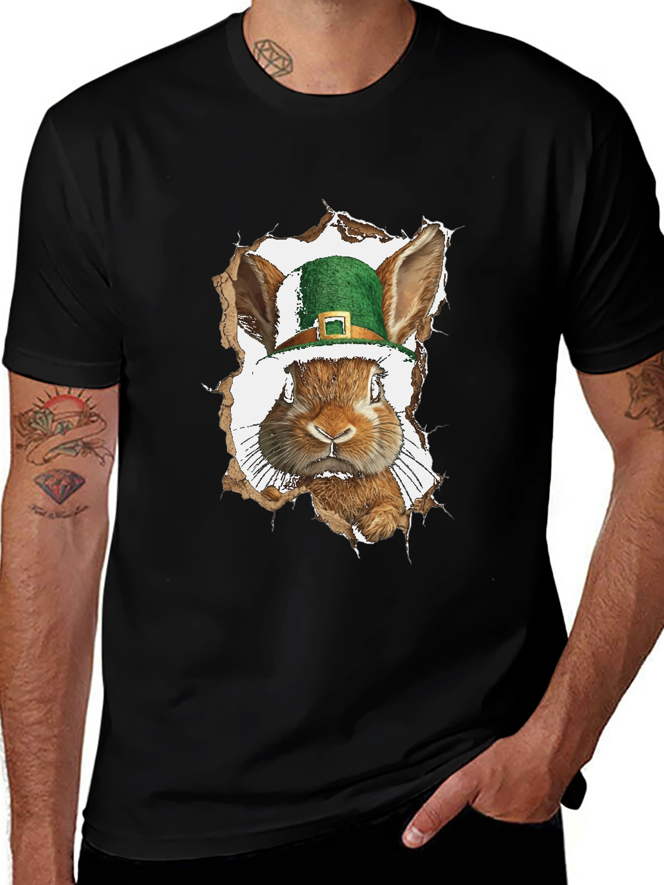 St. Patricks Day Rabbit T-Shirt