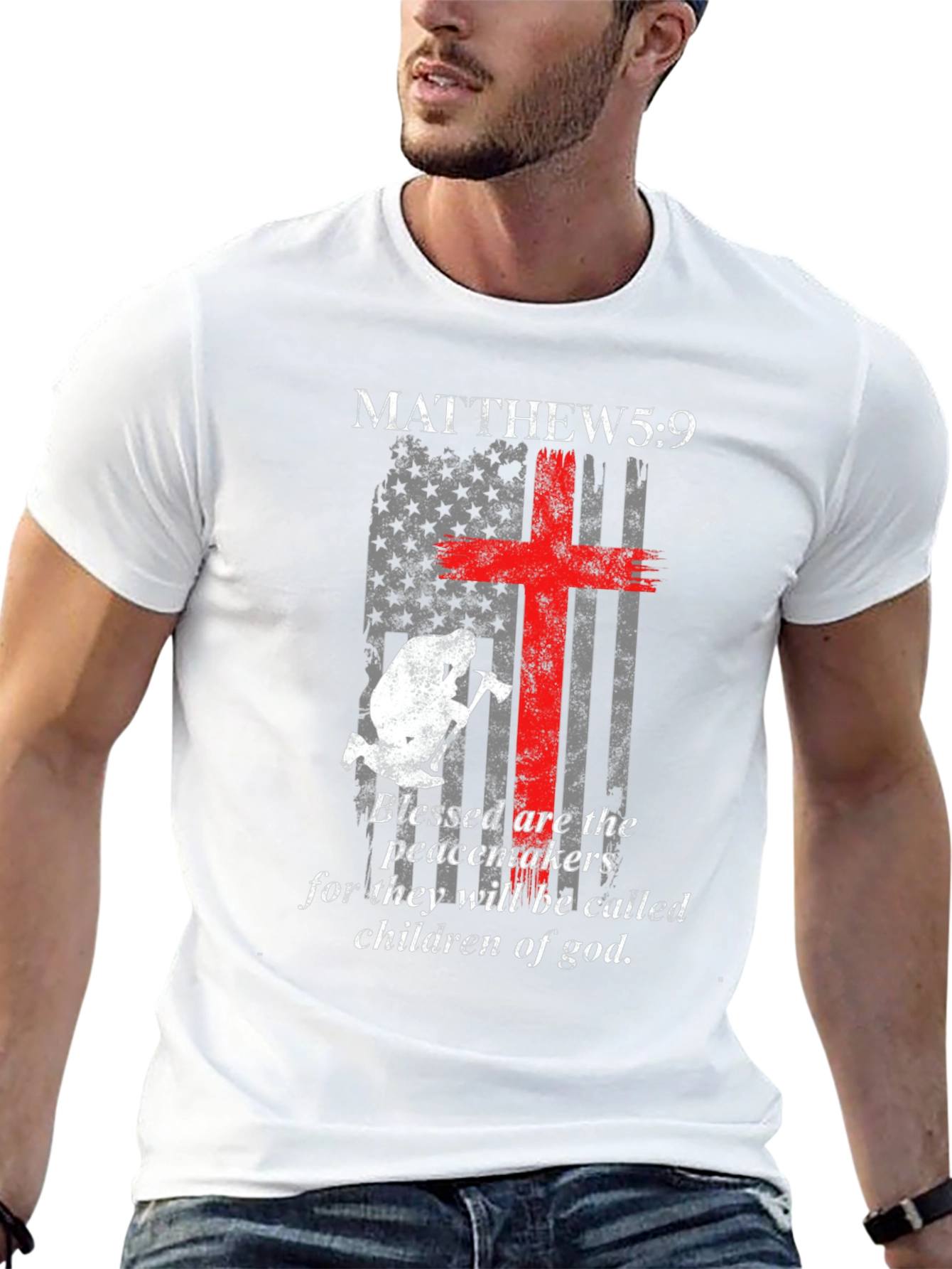 Matthew 5:9 Blessed Are The Peacemakers T-Shirt