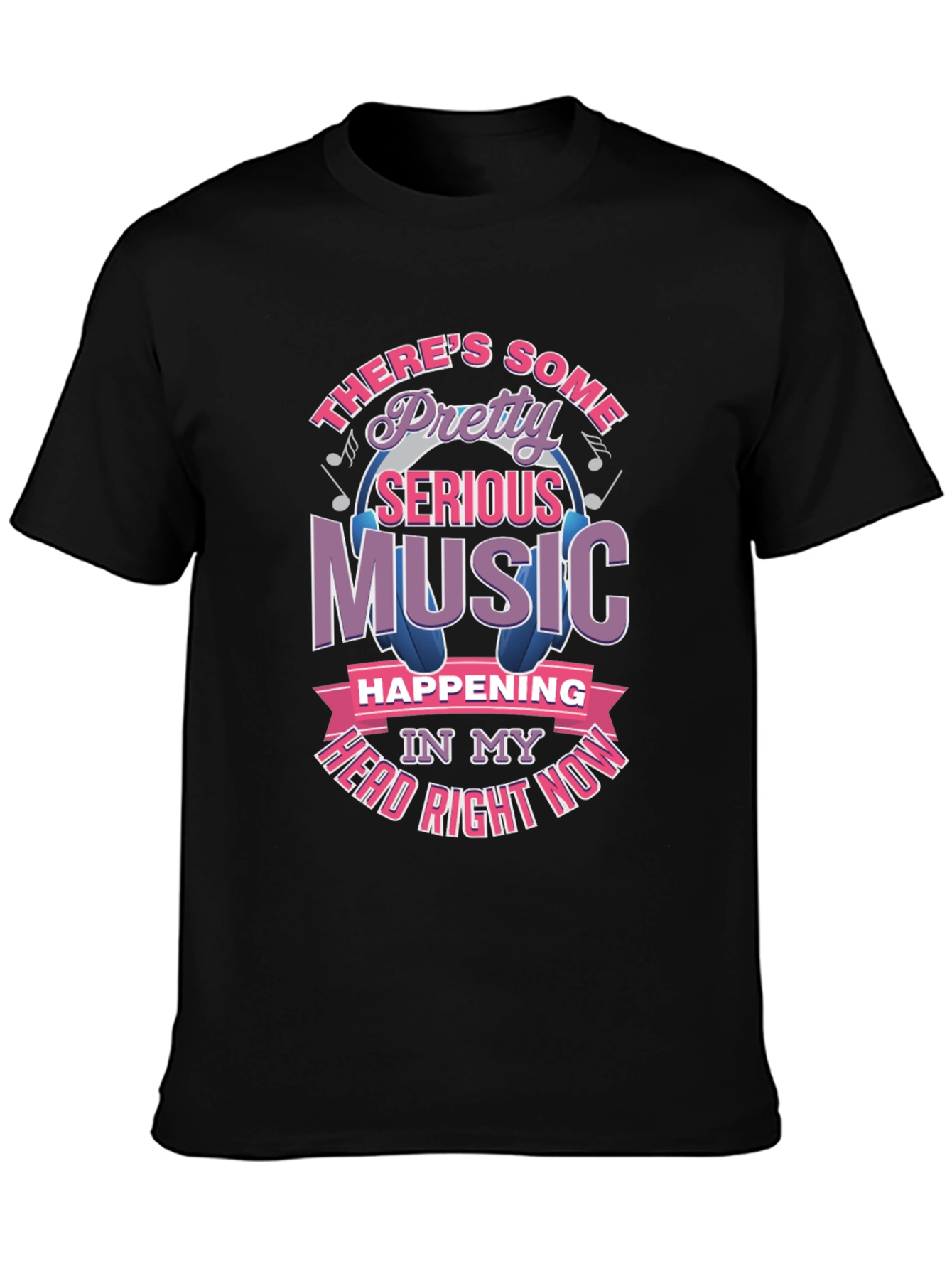 Music Head T-Shirt - Pretty Serious Sounds Tee