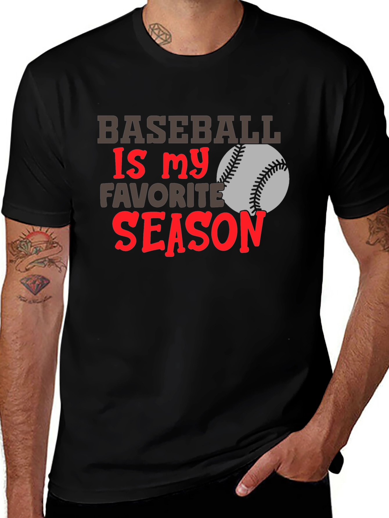 Baseball Is My Favorite Season T-Shirt
