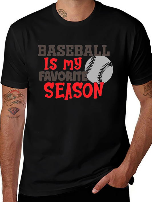 Baseball Is My Favorite Season T-Shirt