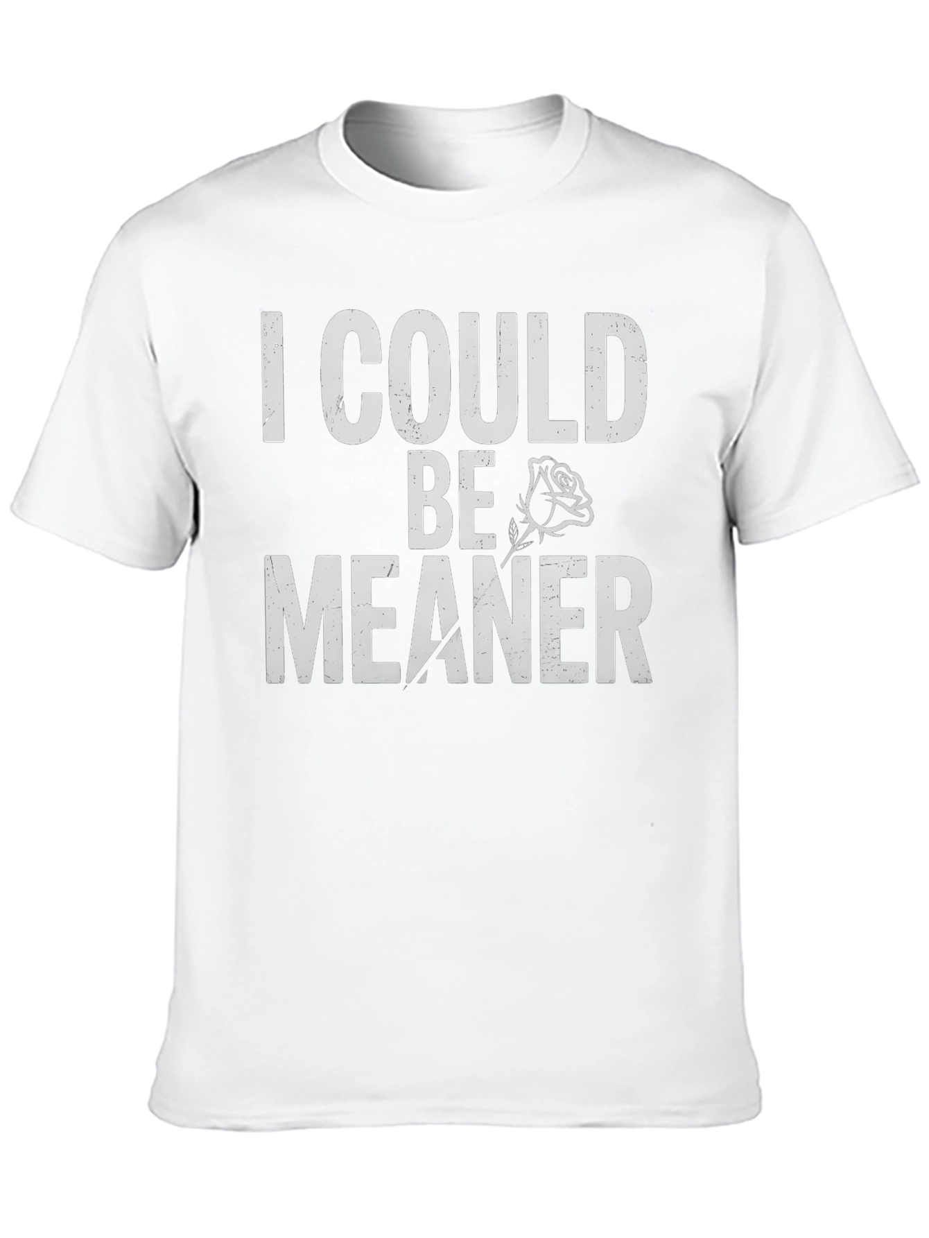 I Could Be Meaner Graphic T-Shirt - Black