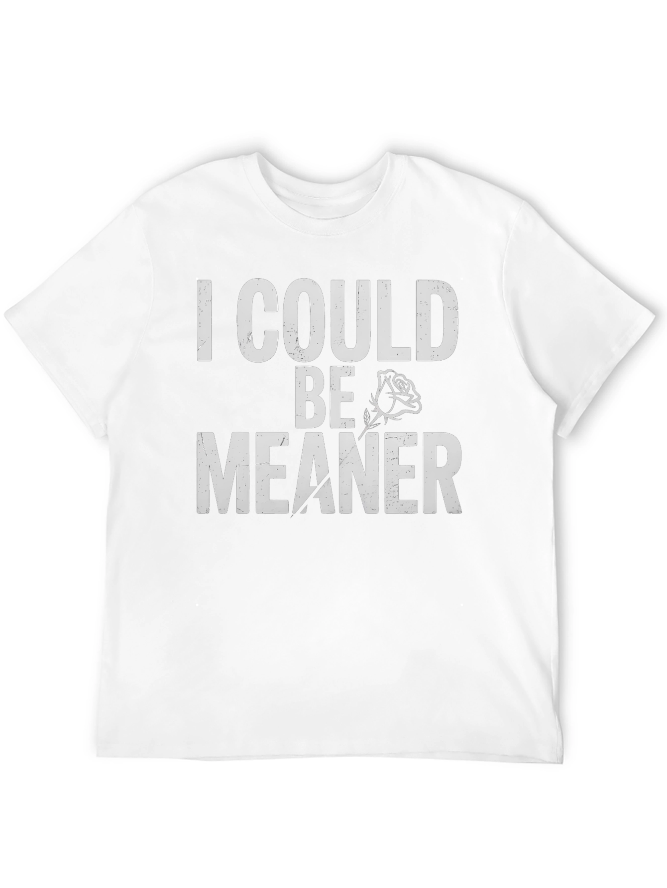 I Could Be Meaner Graphic T-Shirt - Black