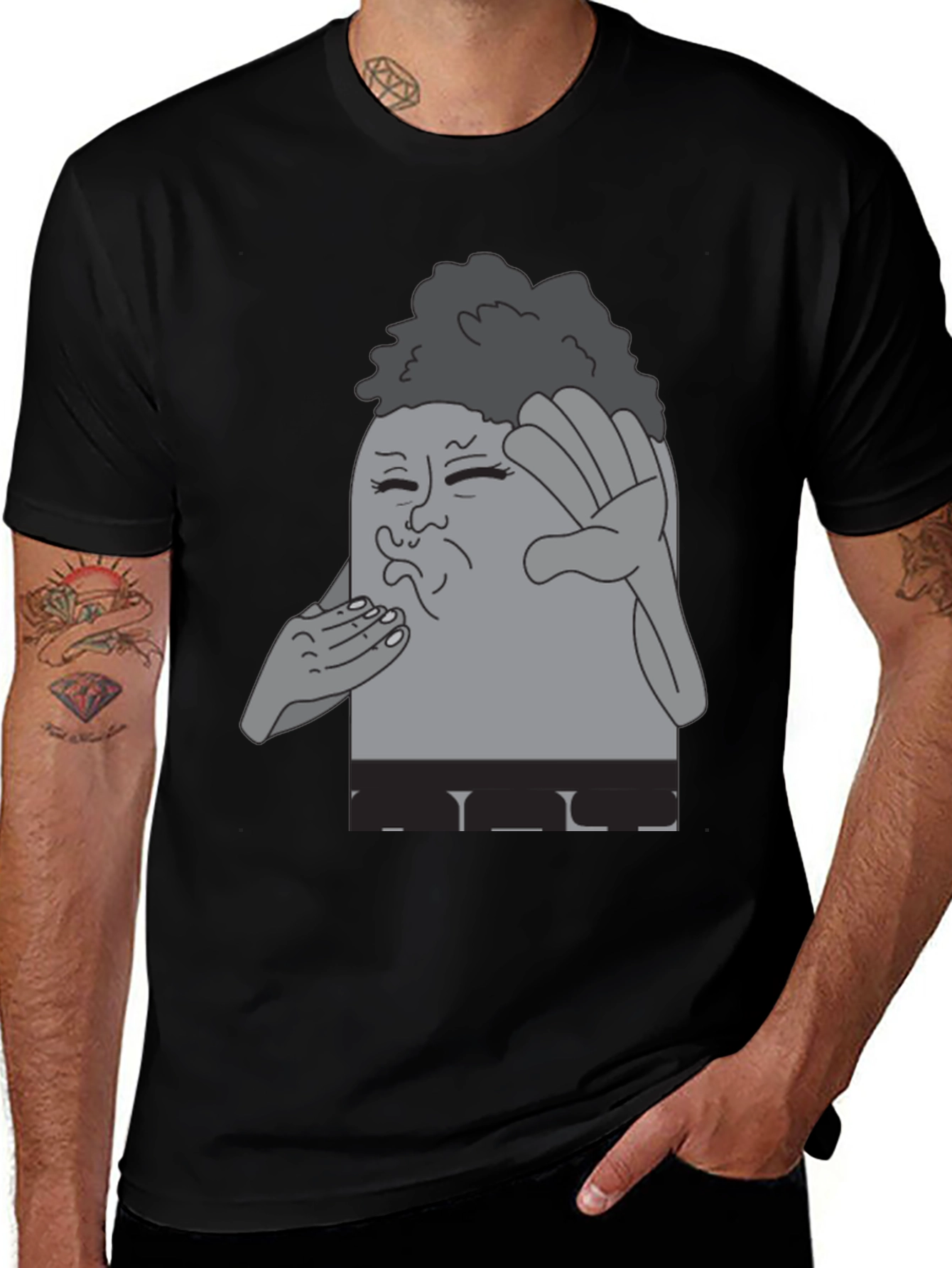 Cartoon Character Graphic T-Shirt