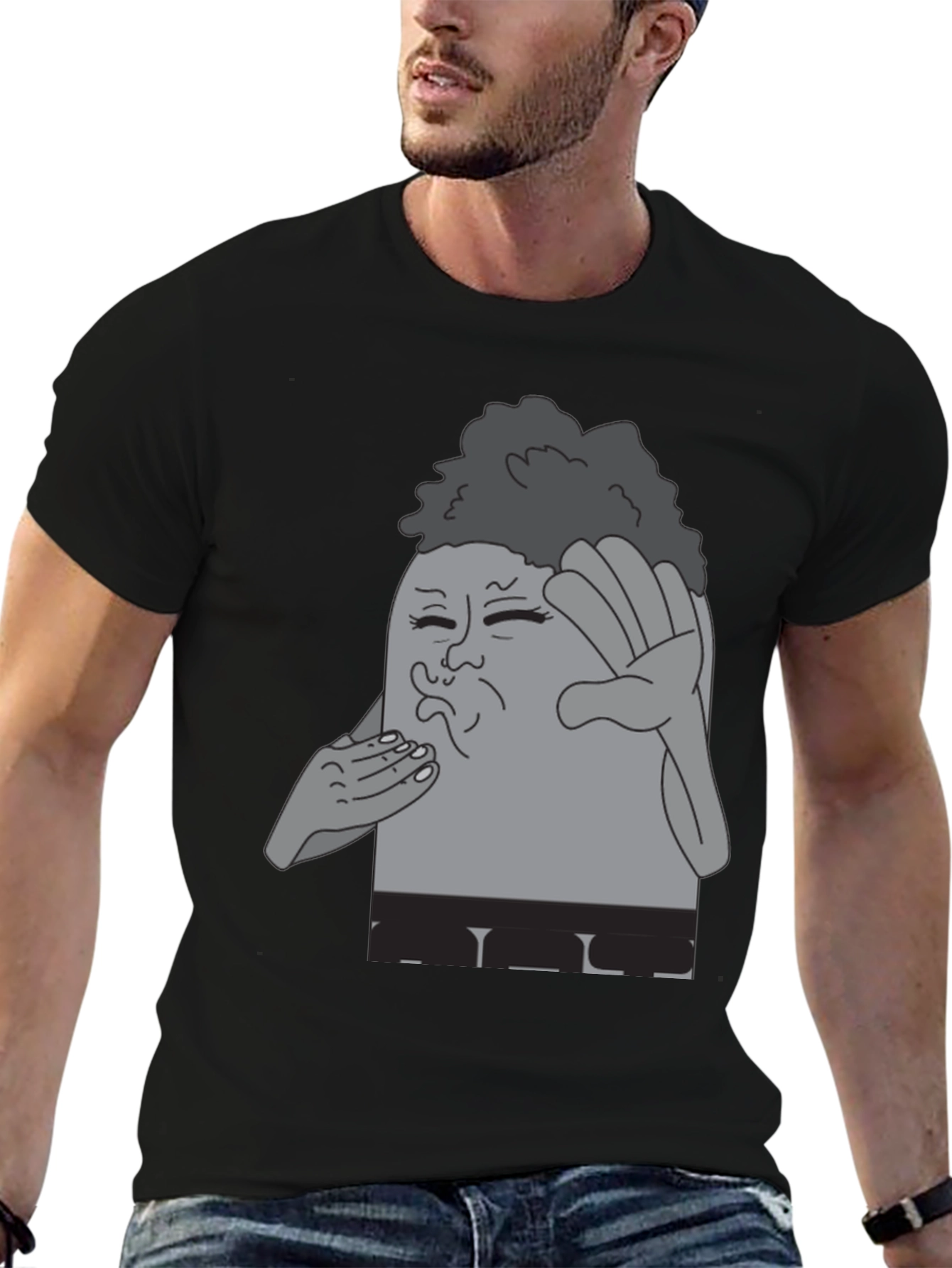 Cartoon Character Graphic T-Shirt