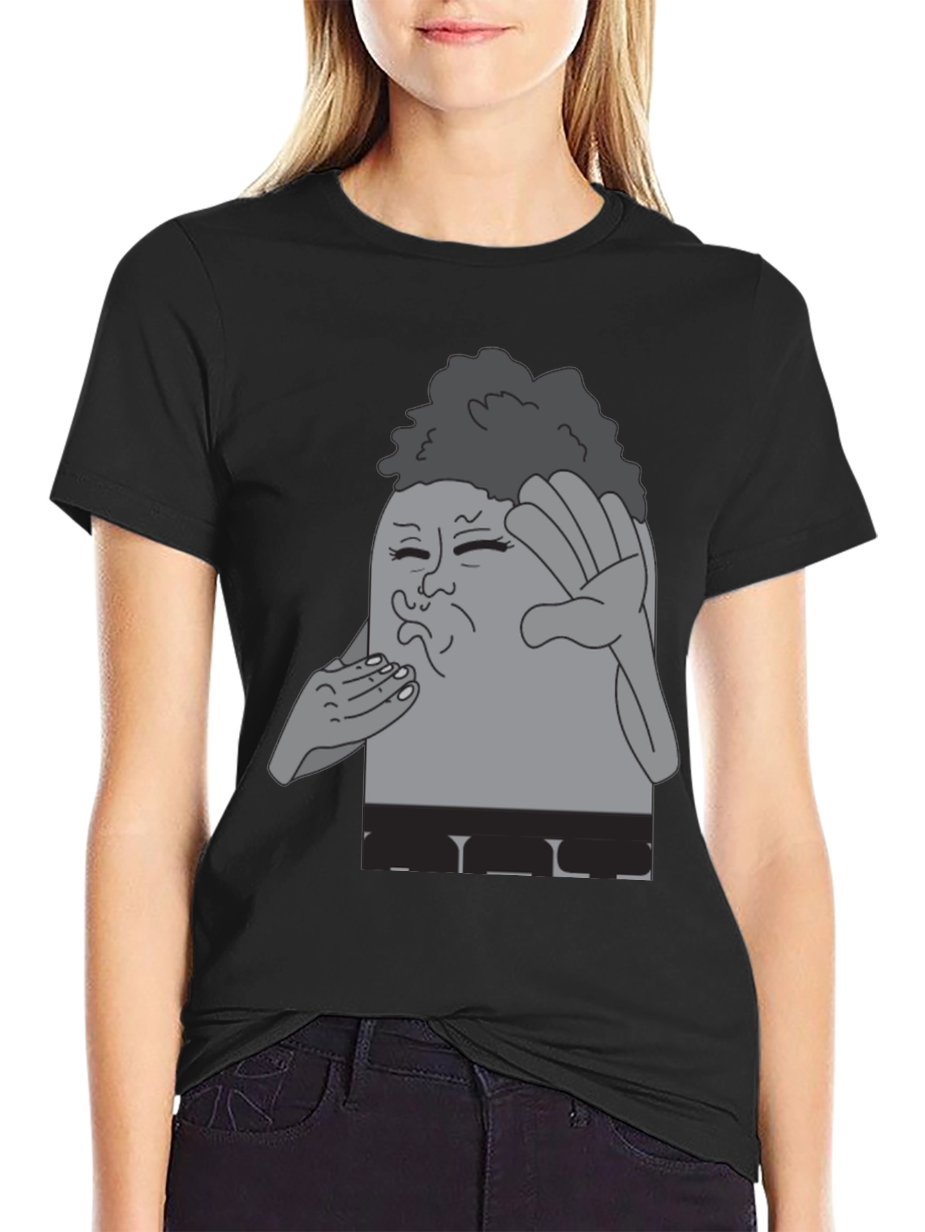 Cartoon Character Graphic T-Shirt