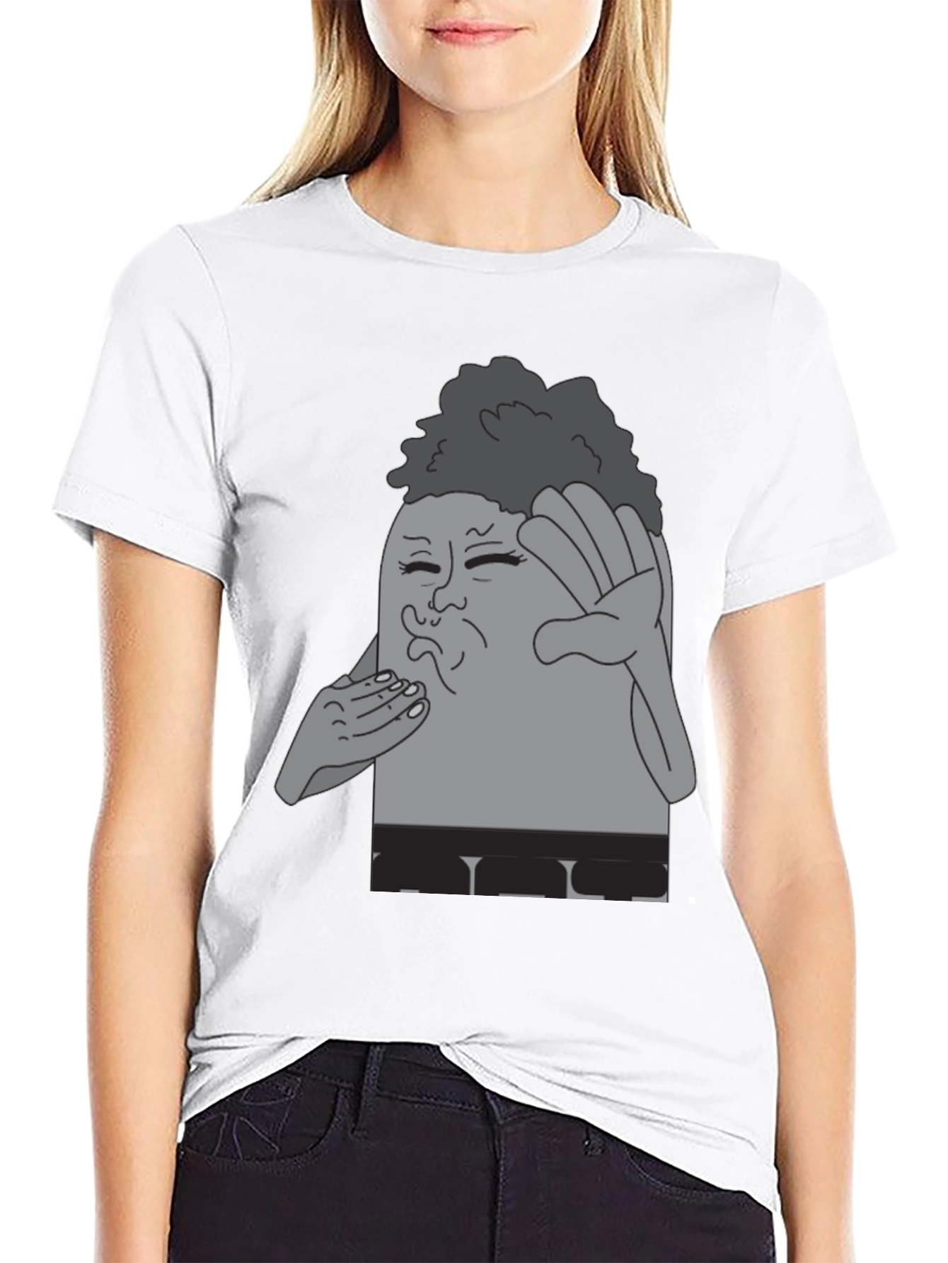 Cartoon Character Graphic T-Shirt