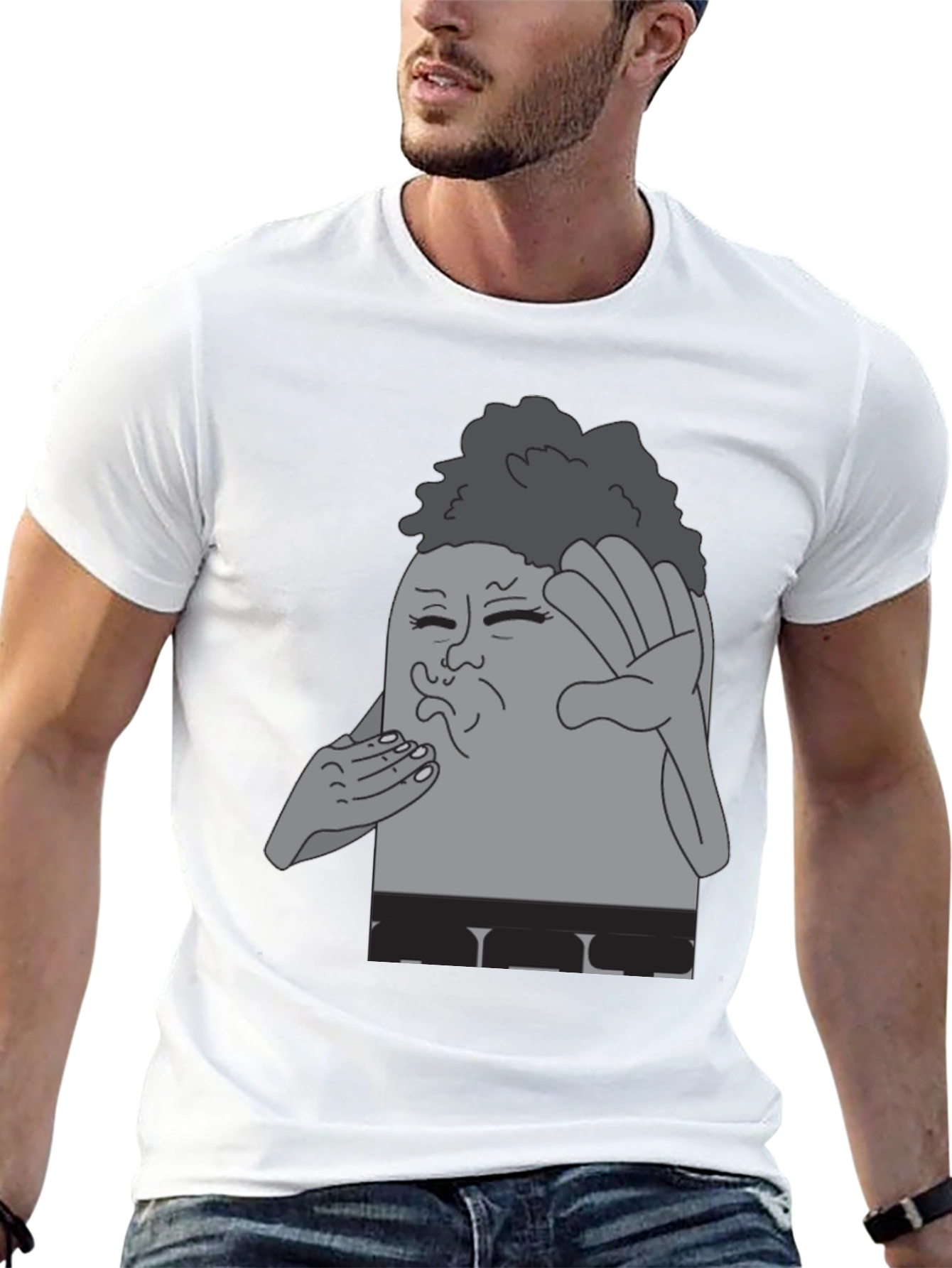 Cartoon Character Graphic T-Shirt