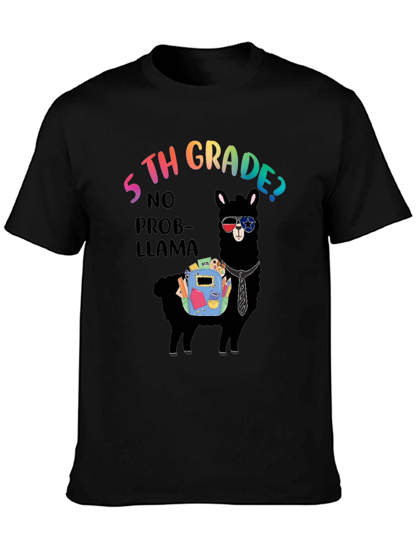 5th Grade No Prob-Llama T-Shirt