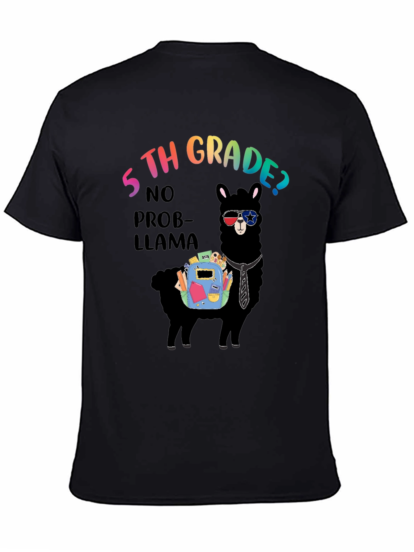 5th Grade No Prob-Llama T-Shirt