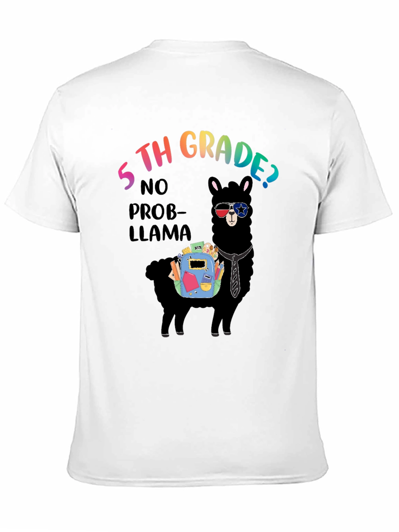 5th Grade No Prob-Llama T-Shirt