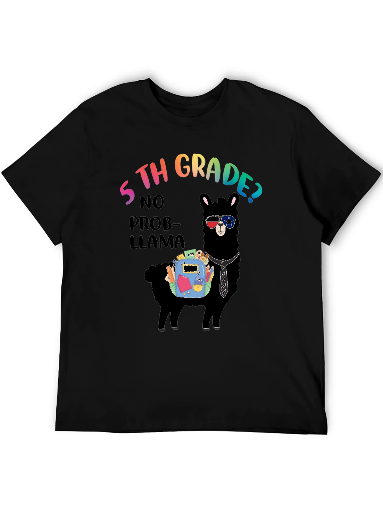 5th Grade No Prob-Llama T-Shirt