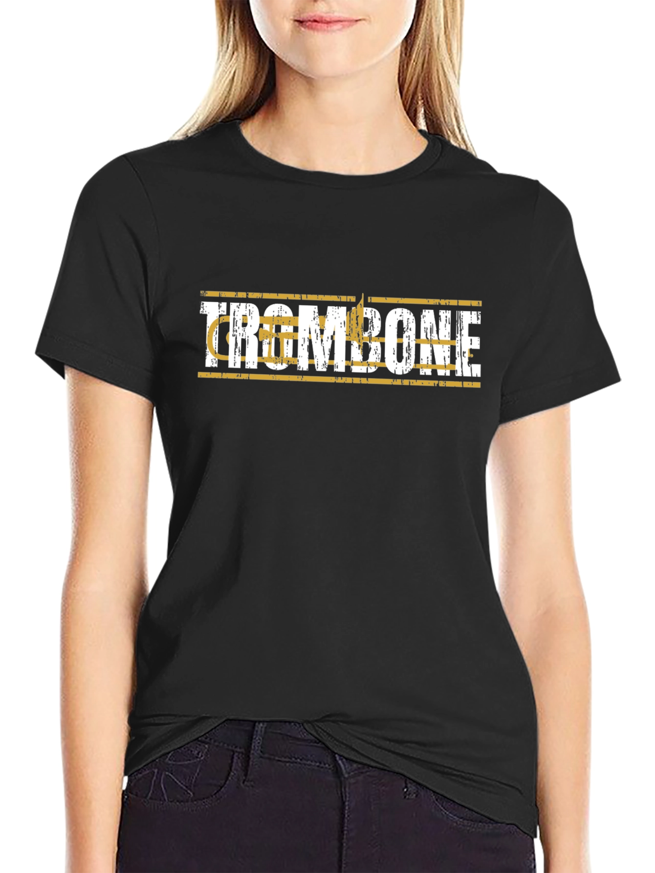 Trombone Music T-Shirt - Novelty Band Tee
