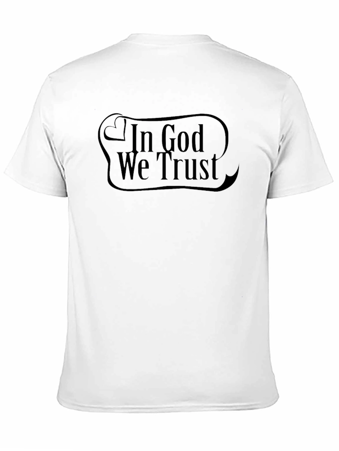 In God We Trust Graphic Black T-Shirt
