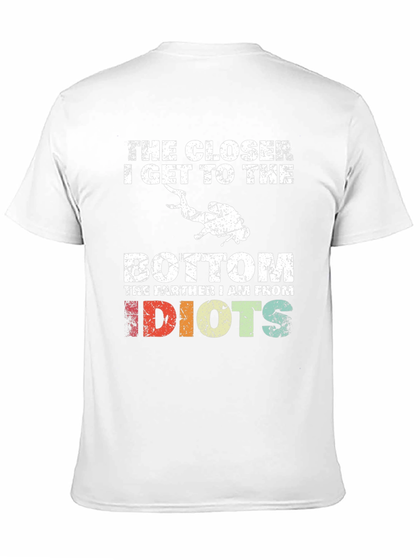 Diver Humor T-Shirt - Closer to the Bottom