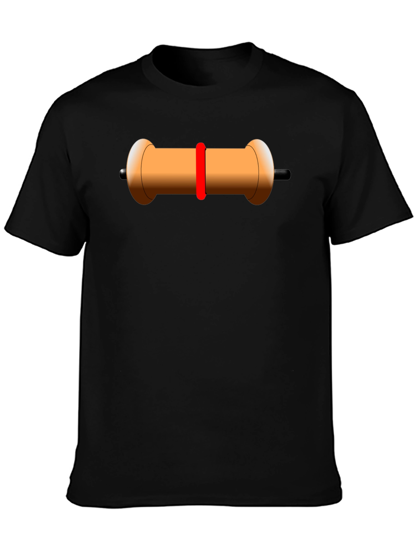 Resistor Graphic Tee - Electronic Component Shirt
