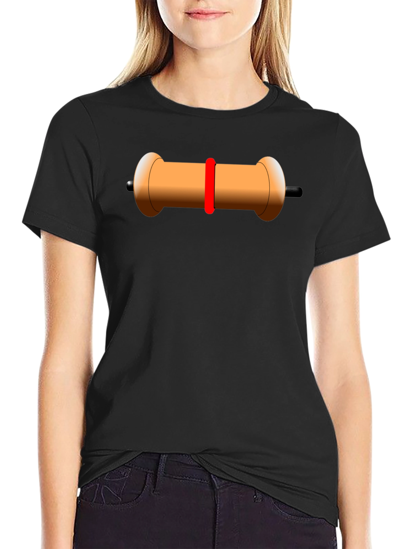 Resistor Graphic Tee - Electronic Component Shirt