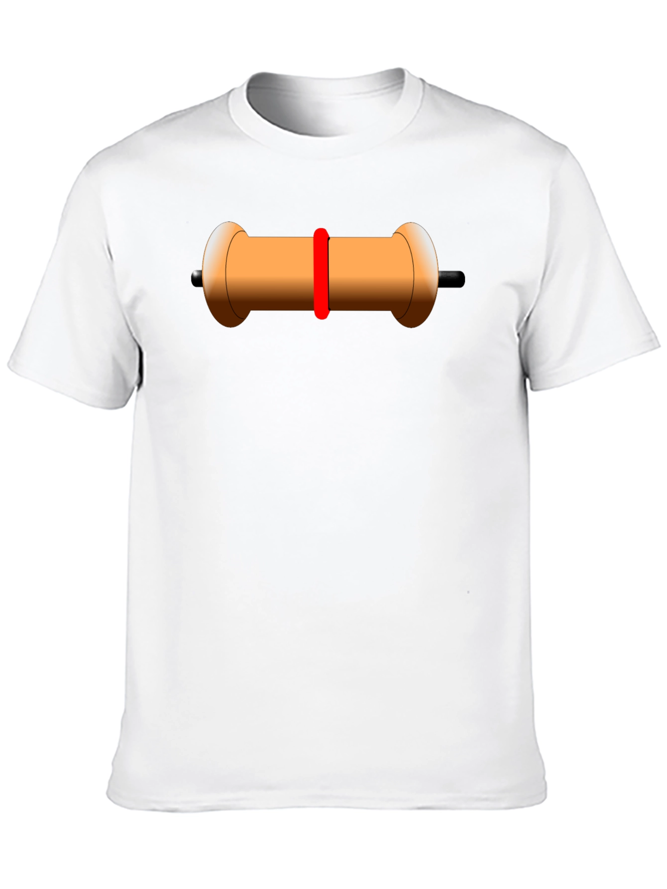 Resistor Graphic Tee - Electronic Component Shirt