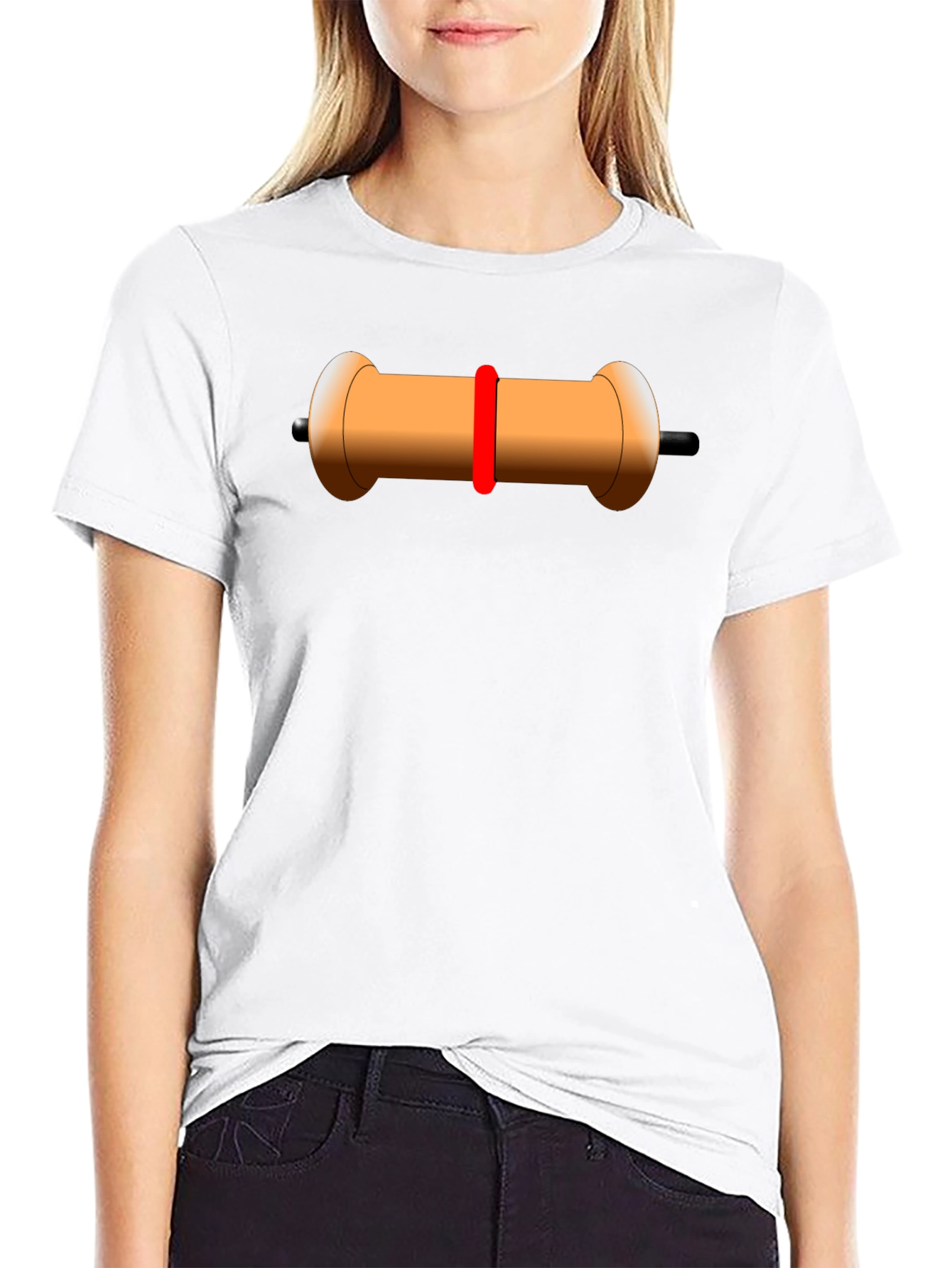 Resistor Graphic Tee - Electronic Component Shirt