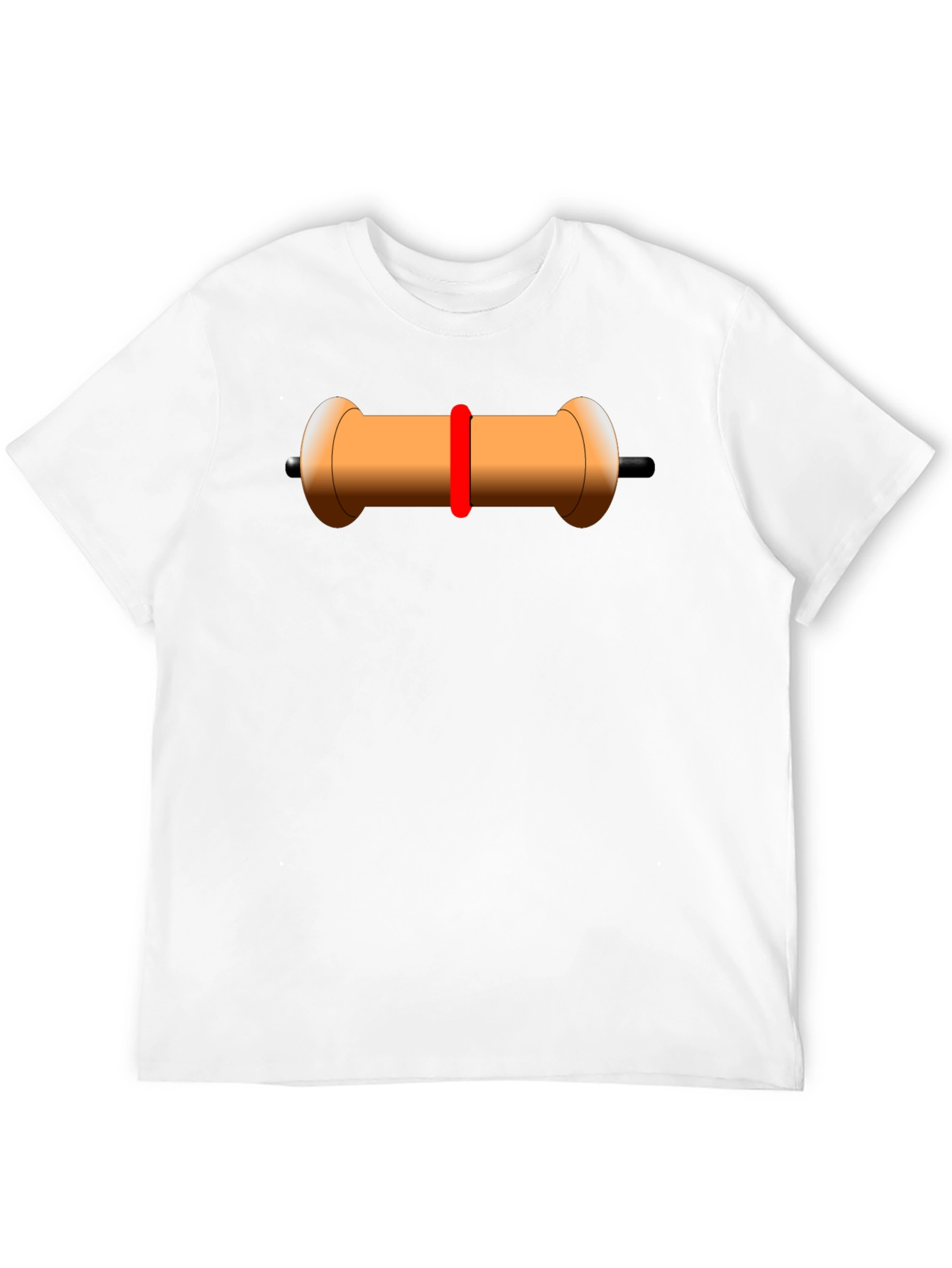 Resistor Graphic Tee - Electronic Component Shirt