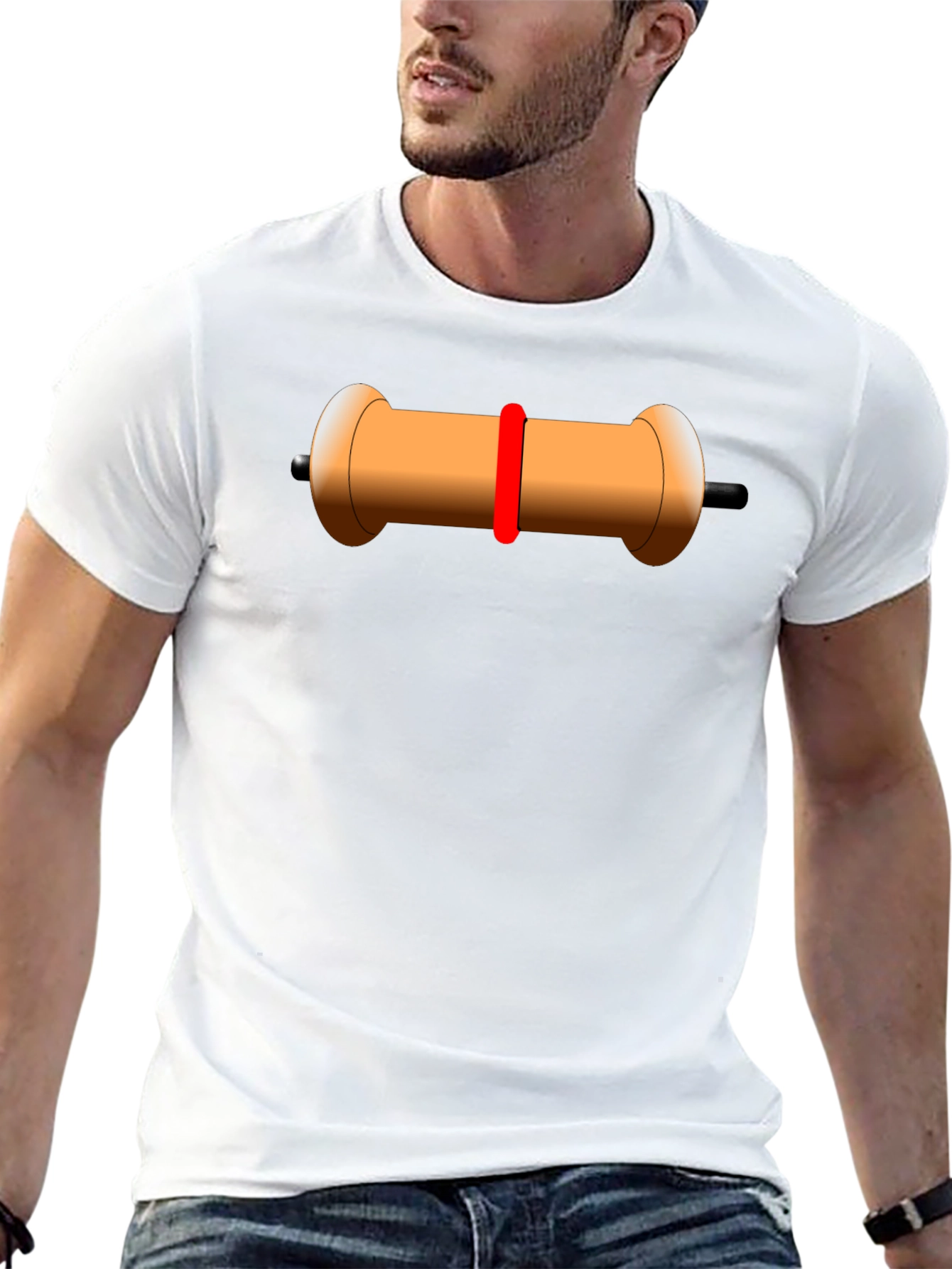 Resistor Graphic Tee - Electronic Component Shirt