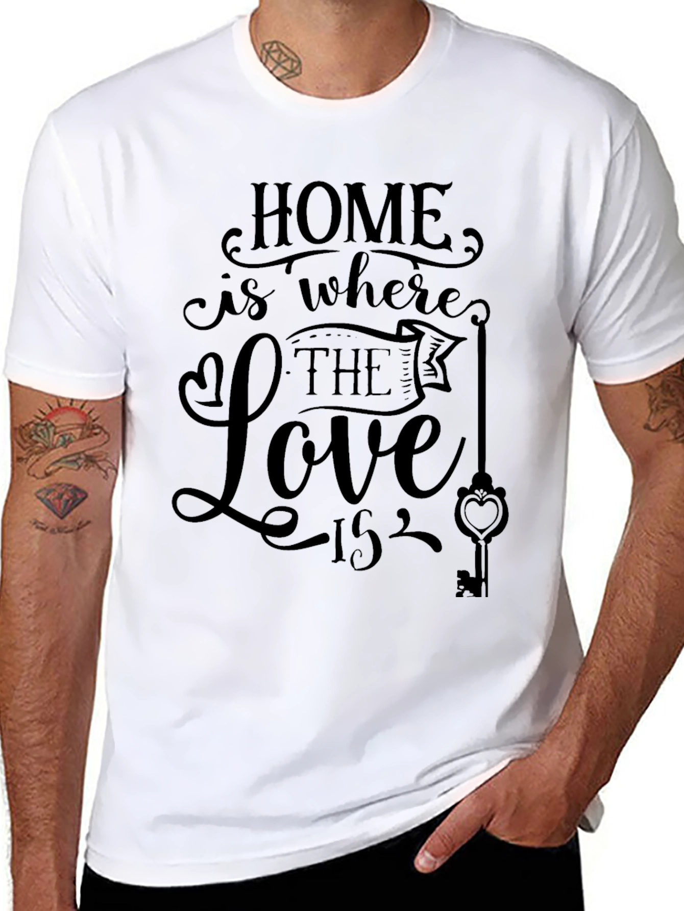 Home is Where the Love Is Graphic Tee